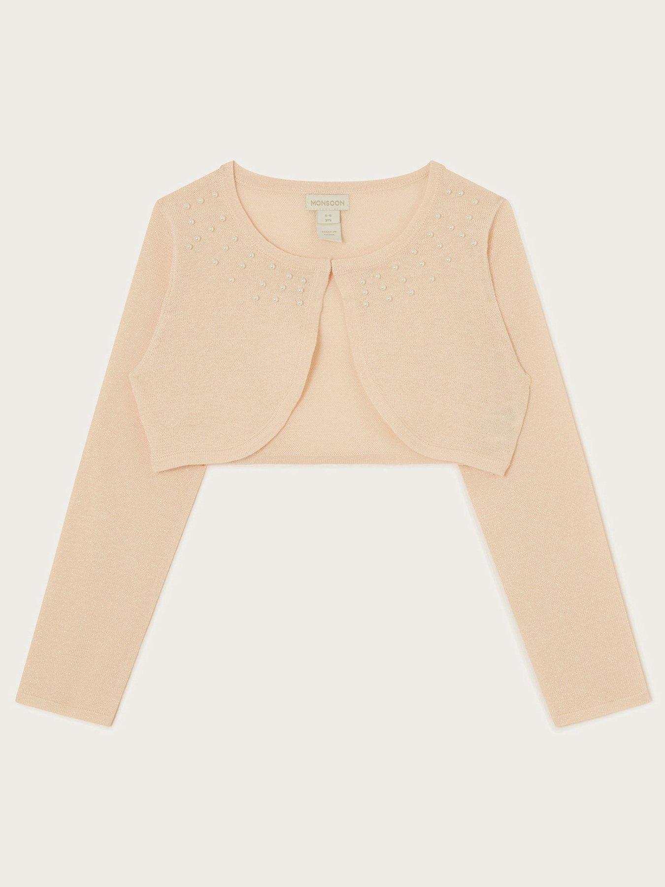 Rose gold girls outlet cardigan