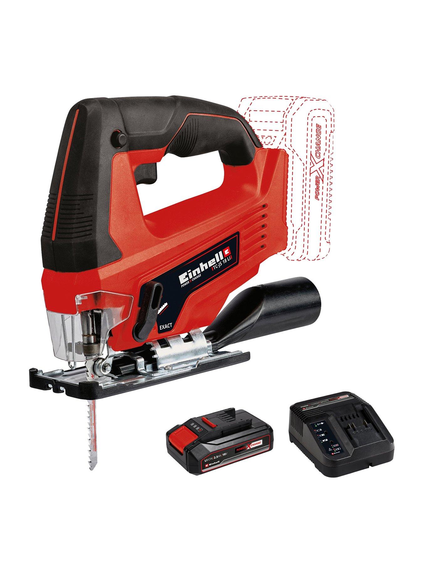 Product photograph of Einhell Pxc Cordless Jigsaw - Tc-js 18 Li Solo 18v With Battery Charger from very.co.uk