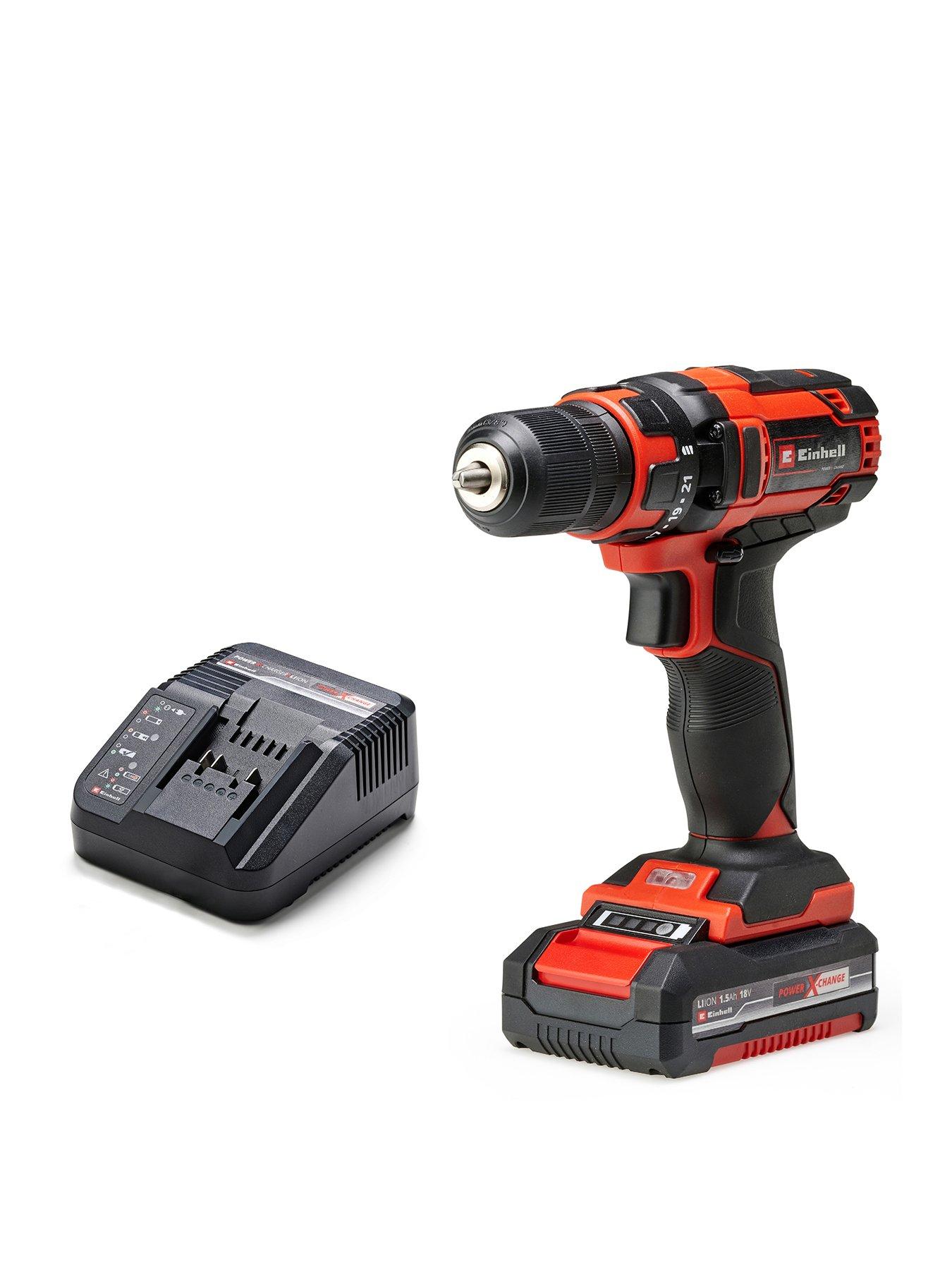 Product photograph of Einhell Pxc Cordless 35nm Drill Driver - Tc-cd 18 35 Li 1x1 5ah from very.co.uk