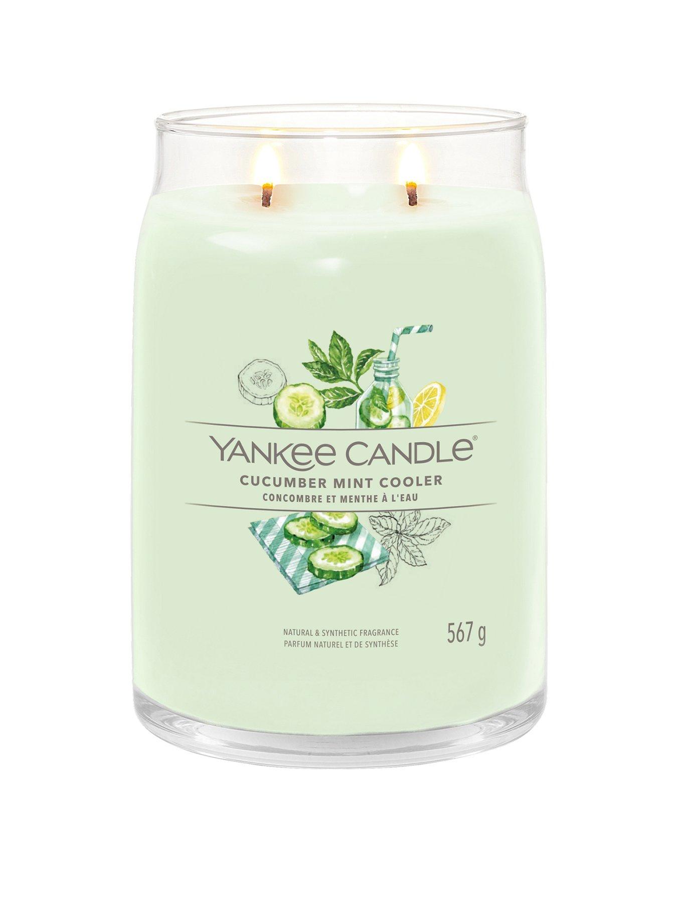 Image 1 of 6 of Yankee Candle Signature Large Jar Candle &ndash; Cucumber Mint Cooler