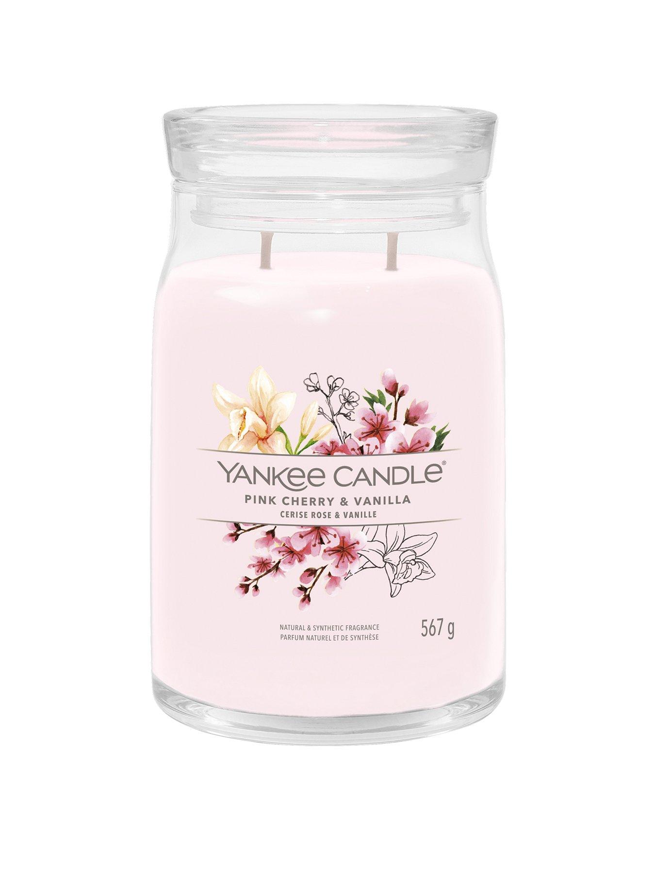 undefined Signature Large Jar Candle – Pink Cherry and Vanilla