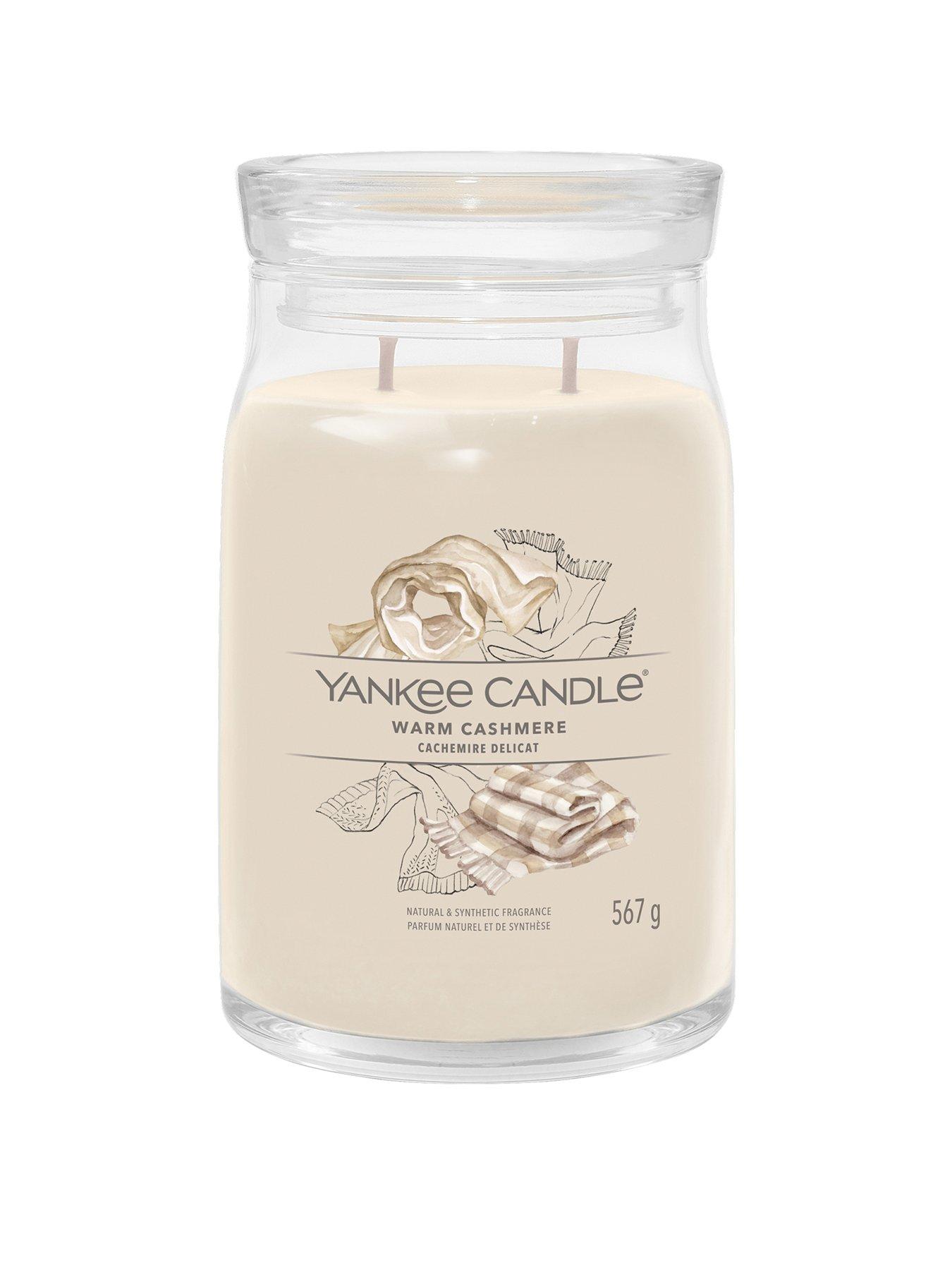 Product photograph of Yankee Candle Signature Large Jar Candle Ndash Warm Cashmere from very.co.uk