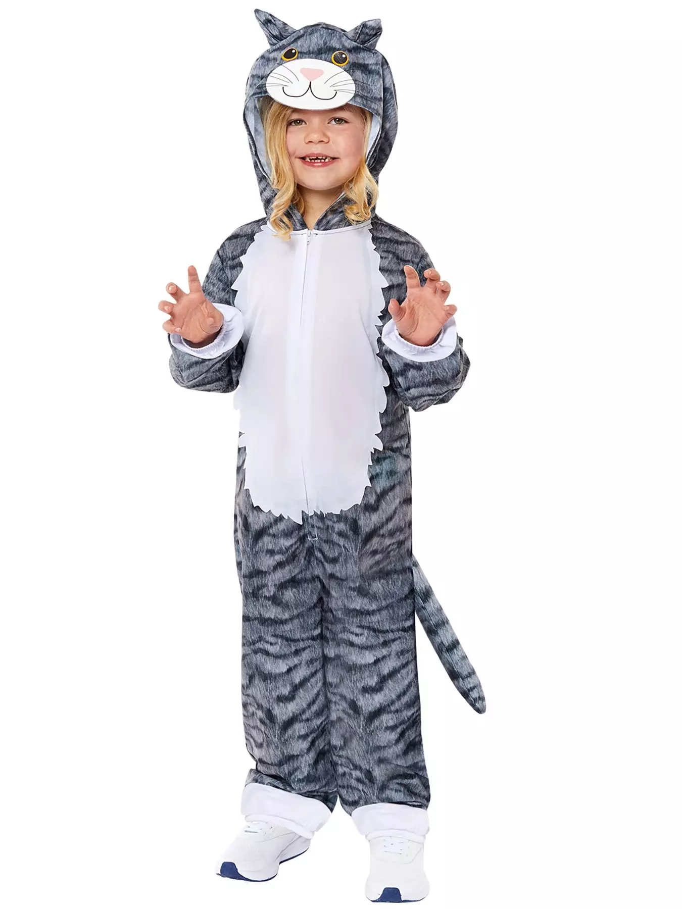 Super Kitties Cosplay Costume 3-9 Years Kids Jumpsuit+mask Outfits Set  Halloween Gifts