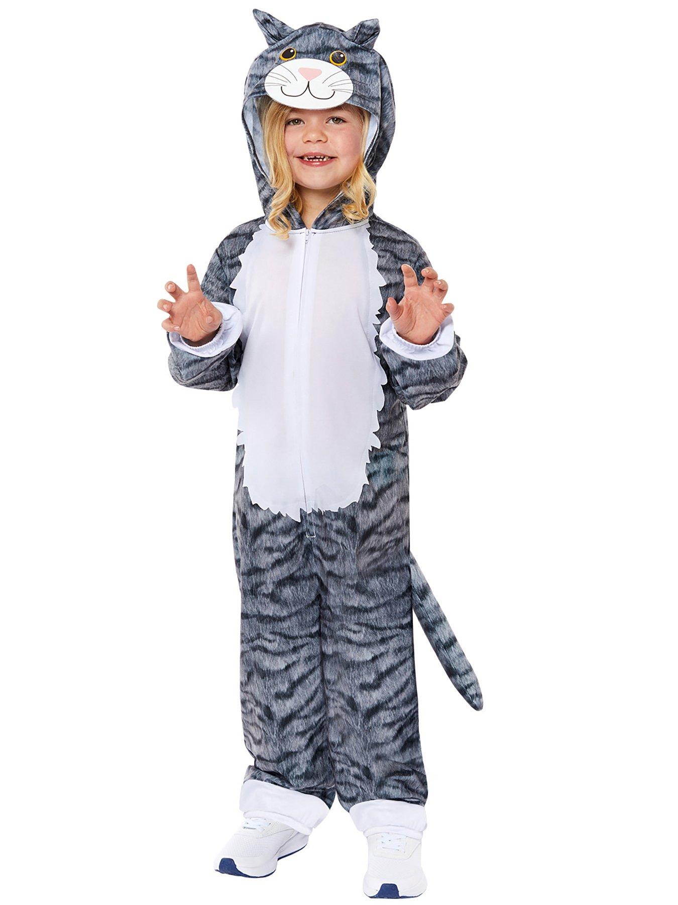 Image 1 of 1 of undefined Grey Tabby Cat Jumpsuit