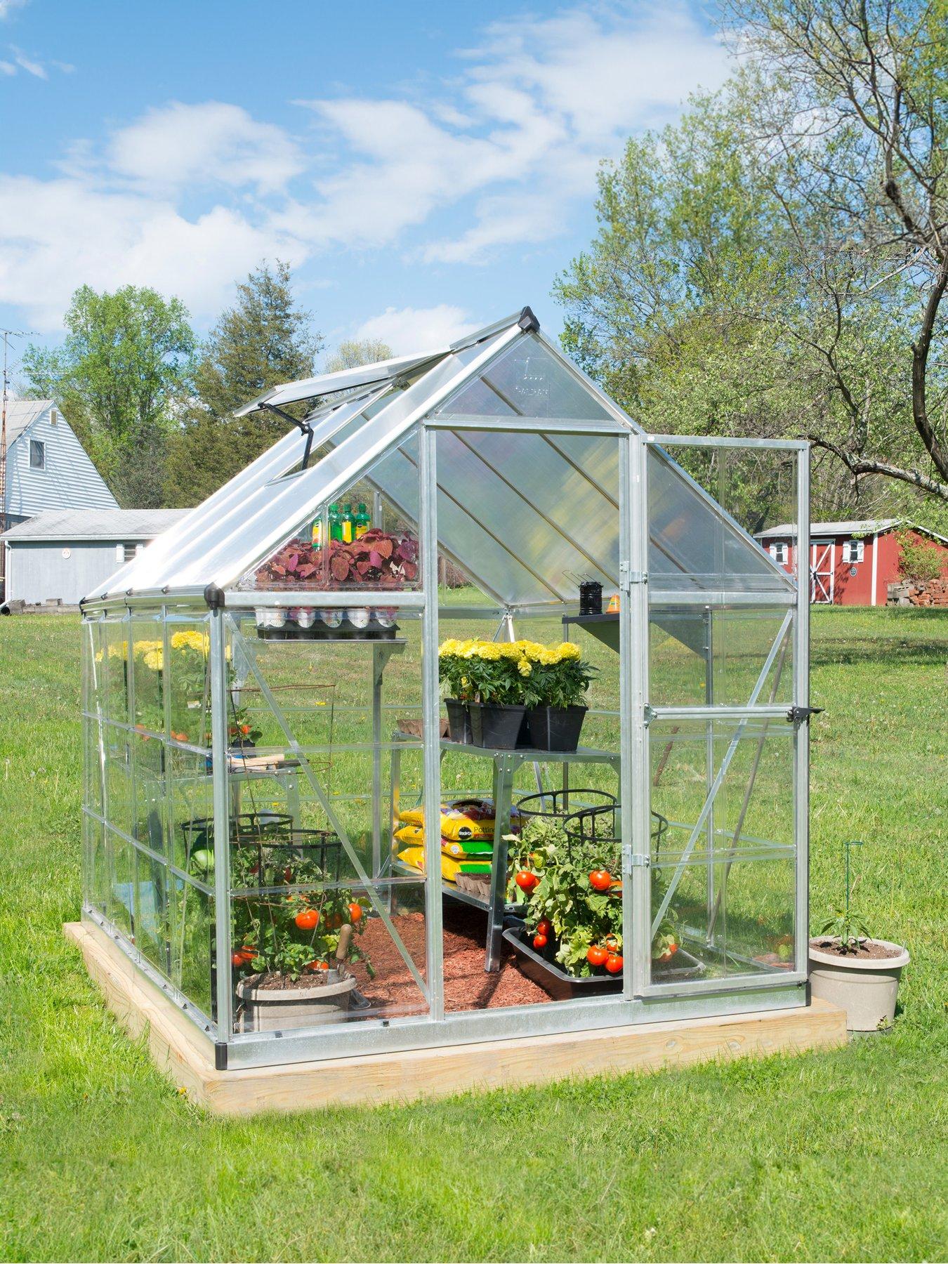 Palram Hybrid 6x8- Silver