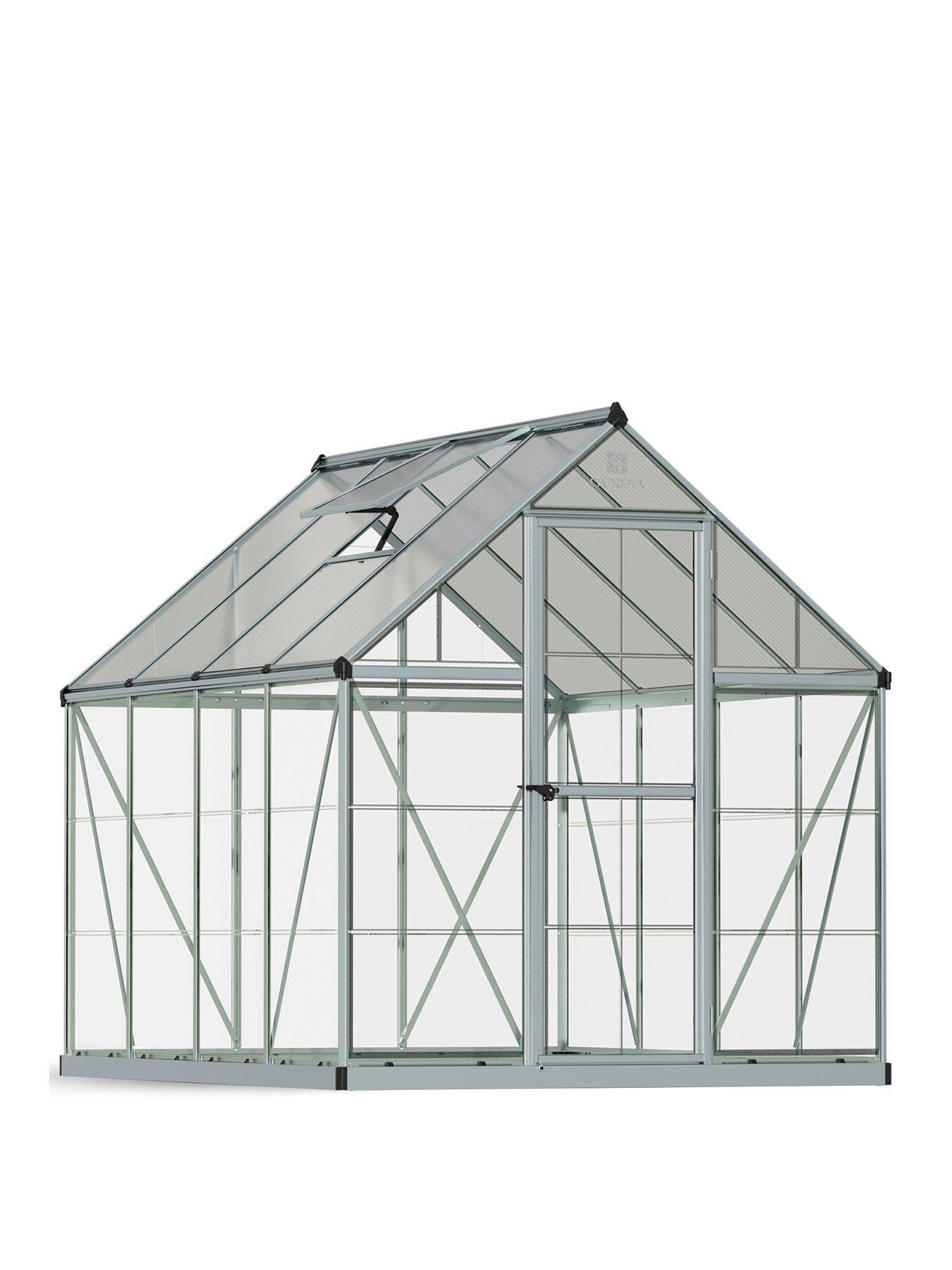 Image 2 of 6 of Palram Hybrid 6x8- Silver