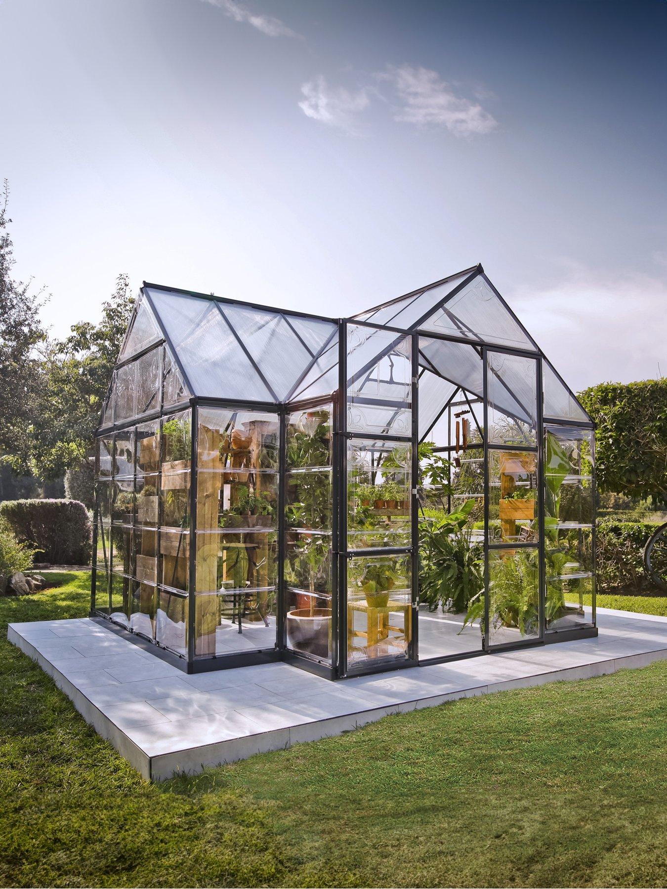 Product photograph of Palram Victory Orangery Garden Chalet from very.co.uk