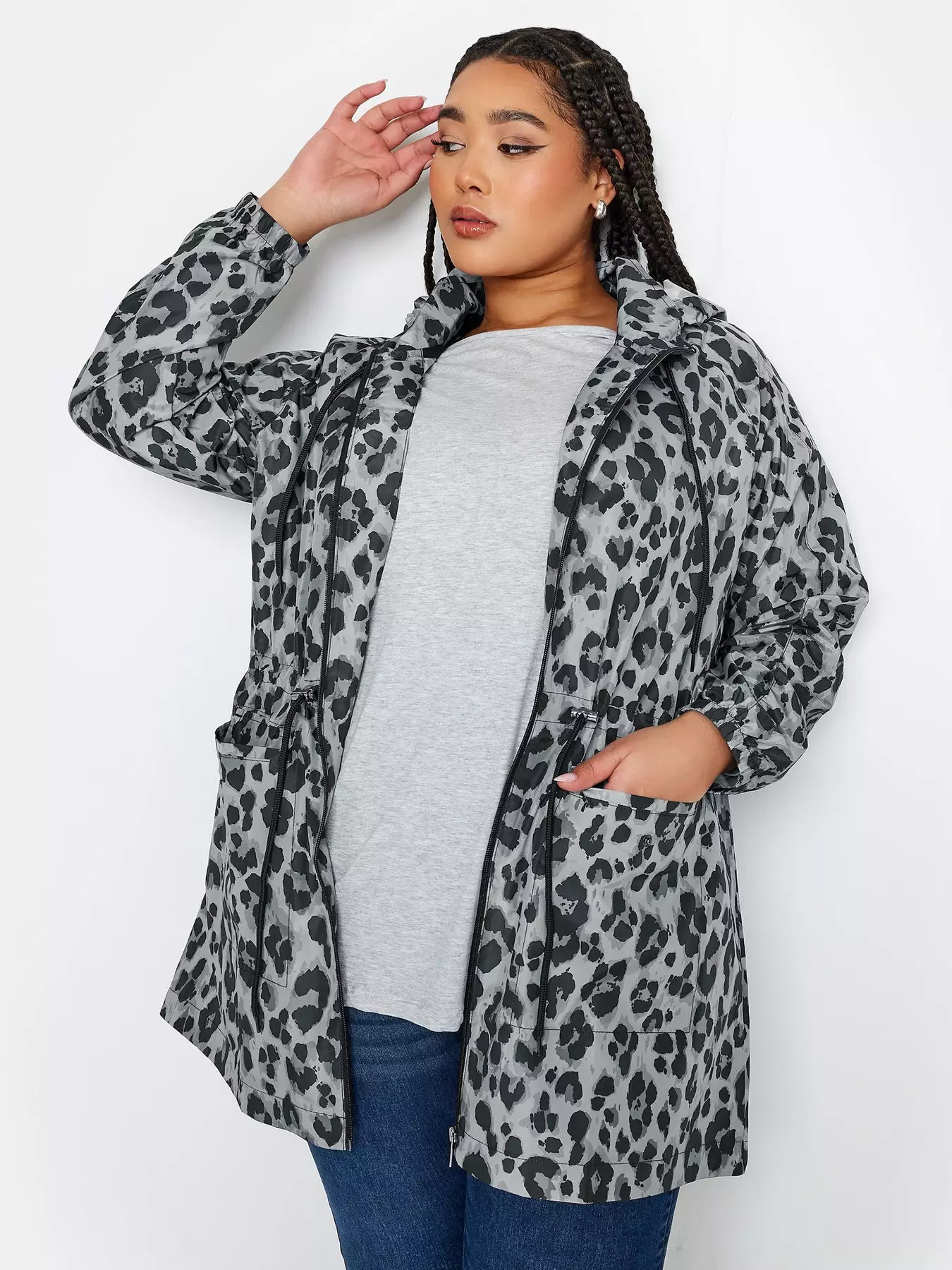 YOURS Curve Plus Size Faux Fur Jacket