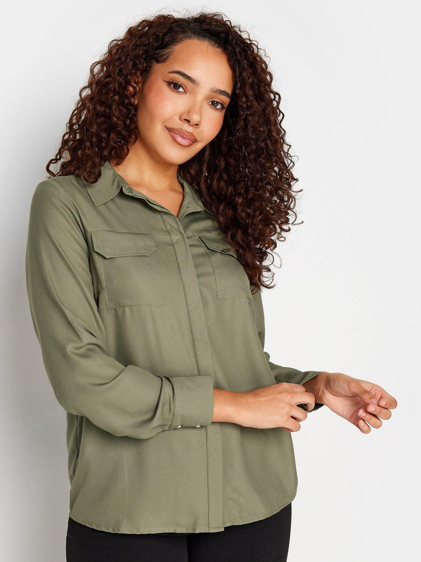 undefined Khaki Utility Shirt