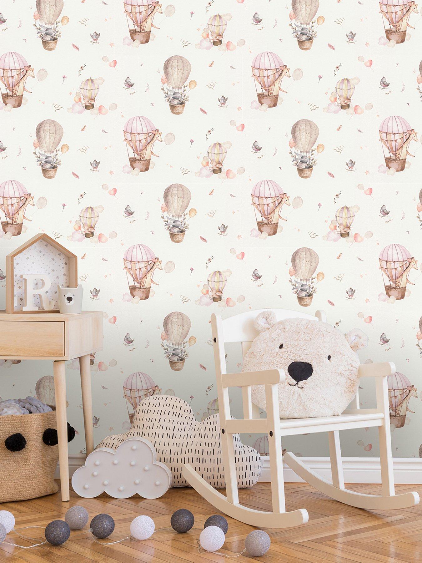 Product photograph of Rasch Balloon Ride Wallpaper from very.co.uk