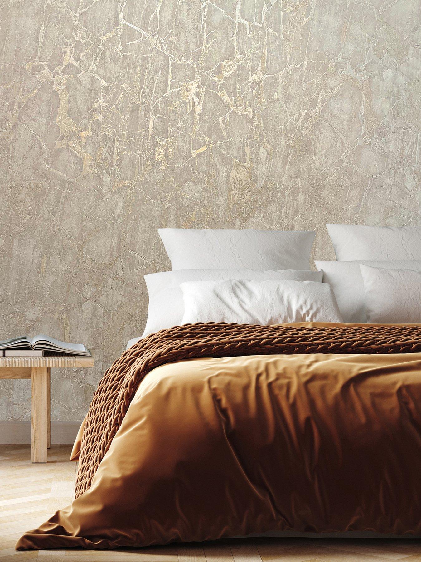 Image 3 of 5 of Rasch Enzo Marble Wallpaper in Taupe