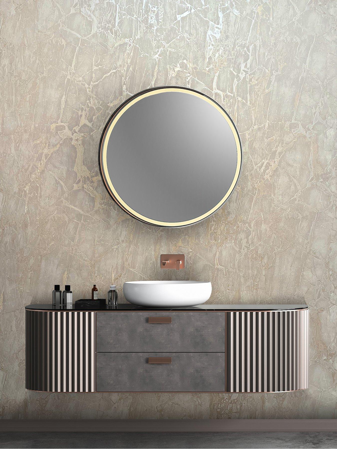 Image 4 of 5 of Rasch Enzo Marble Wallpaper in Taupe