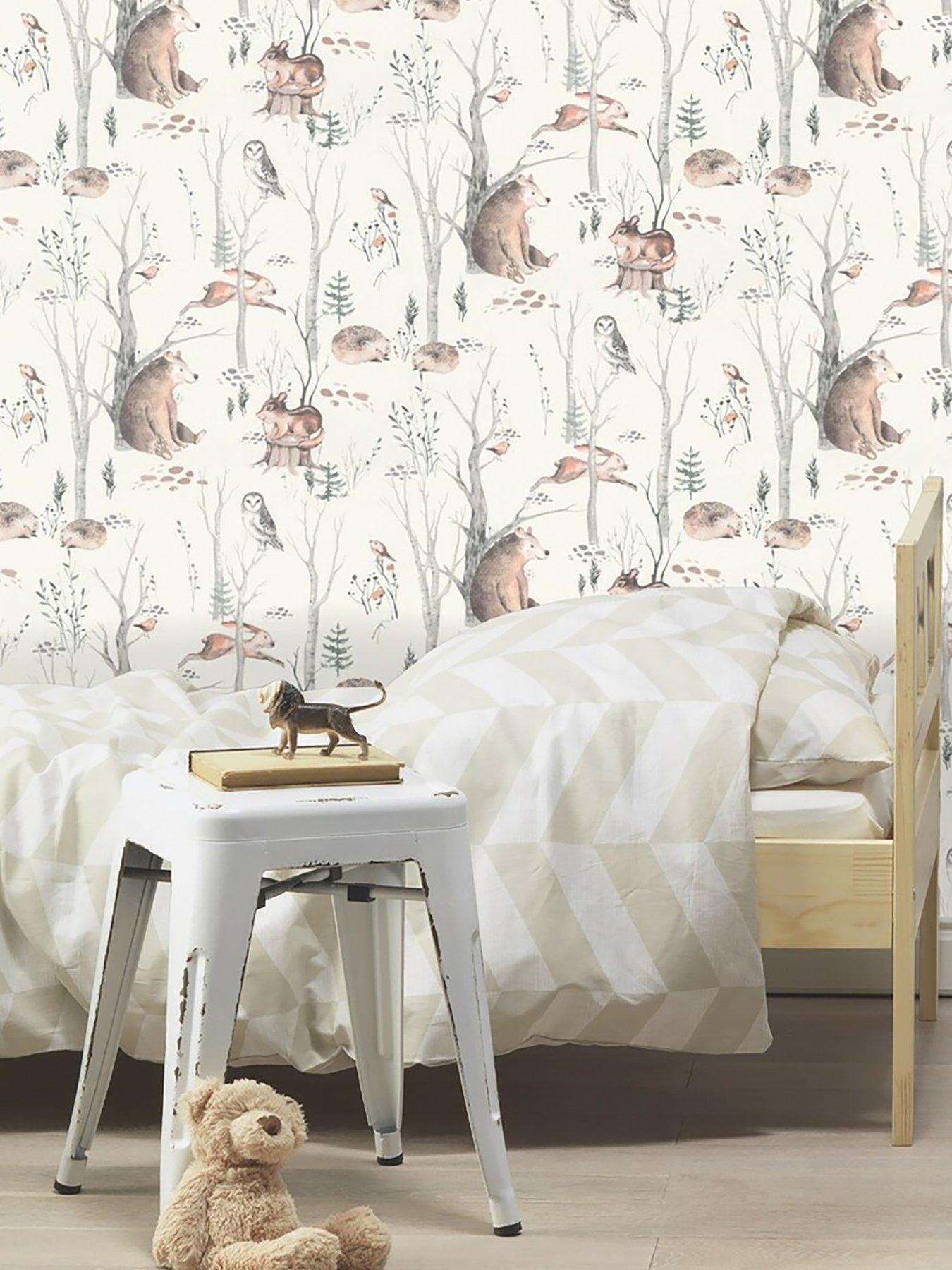 Product photograph of Rasch Woodland Walk Wallpaper from very.co.uk