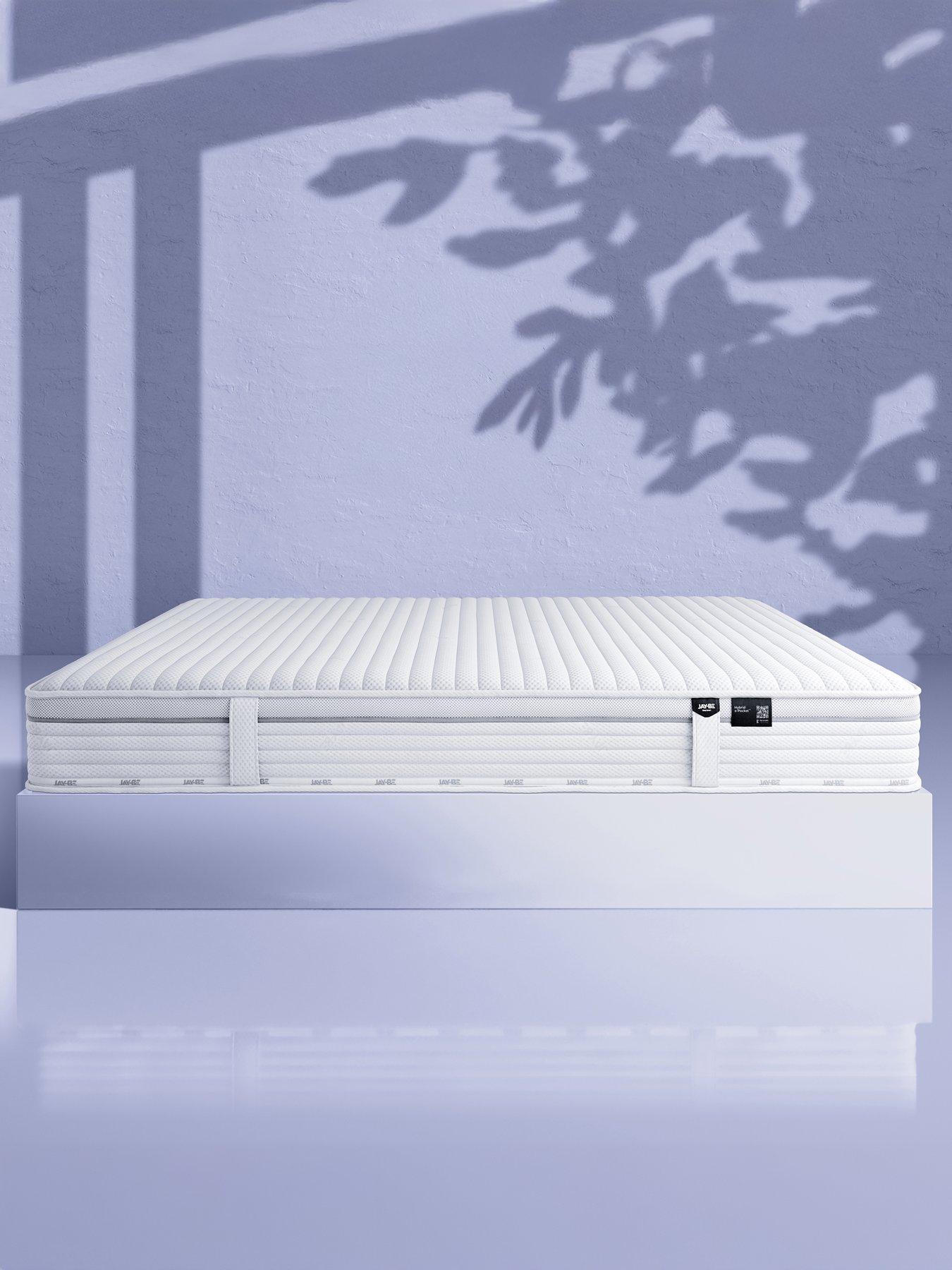 Product photograph of Jaybe Hybrid 2000 E-pocket Truecore Mattress from very.co.uk