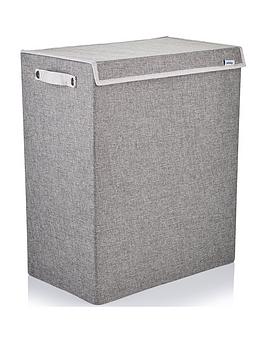 Product photograph of Minky Extra Large Laundry Bin from very.co.uk