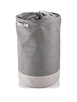 Product photograph of Minky Round Laundry Hamper - 94 Litre from very.co.uk