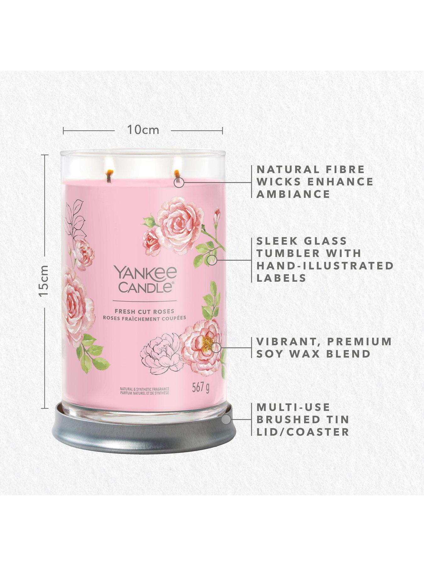 Image 6 of 7 of Yankee Candle Signature Large Tumbler Candle &ndash; Fresh Cut Roses