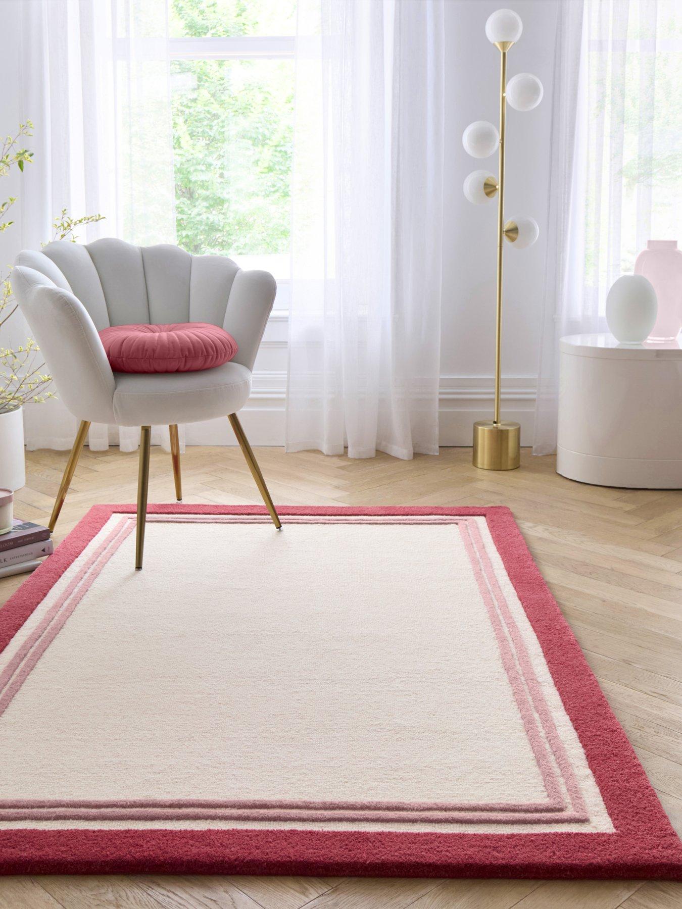 The Very Collection Piper 100% Wool Rug - Black/White
