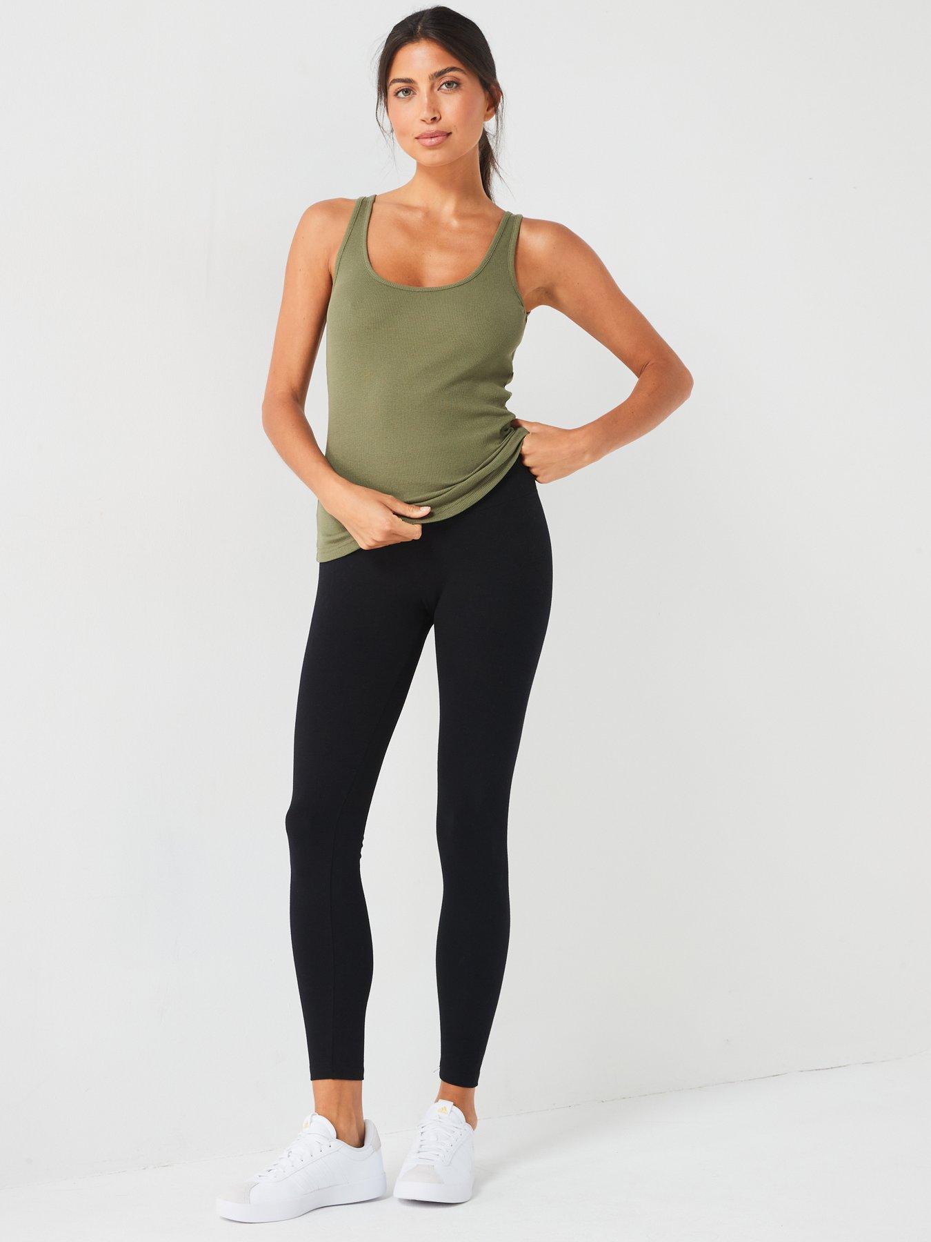 Image 3 of 5 of Everyday The Essential Rib Vest - Green