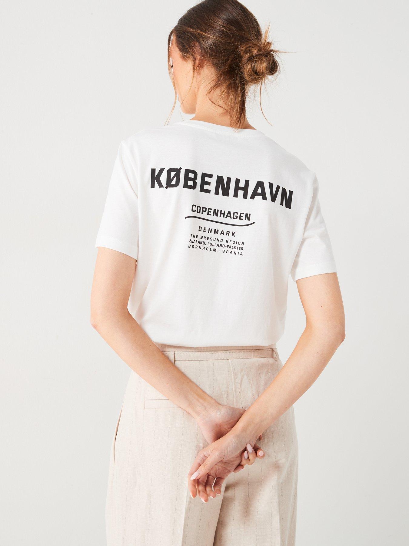 Image 1 of 6 of Everyday Copenhagen Graphic T-Shirt - White