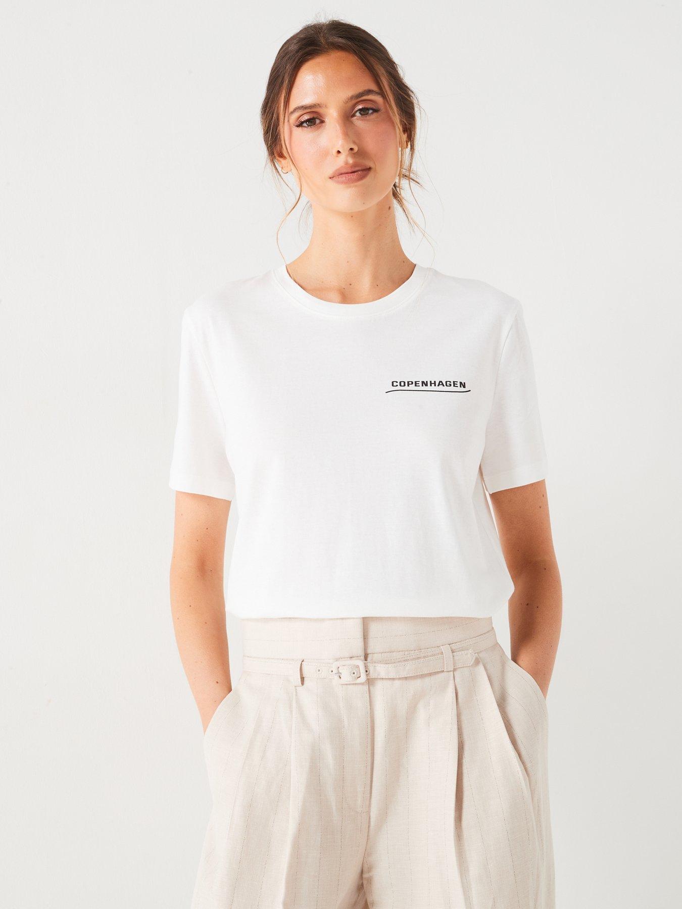 Image 2 of 6 of Everyday Copenhagen Graphic T-Shirt - White