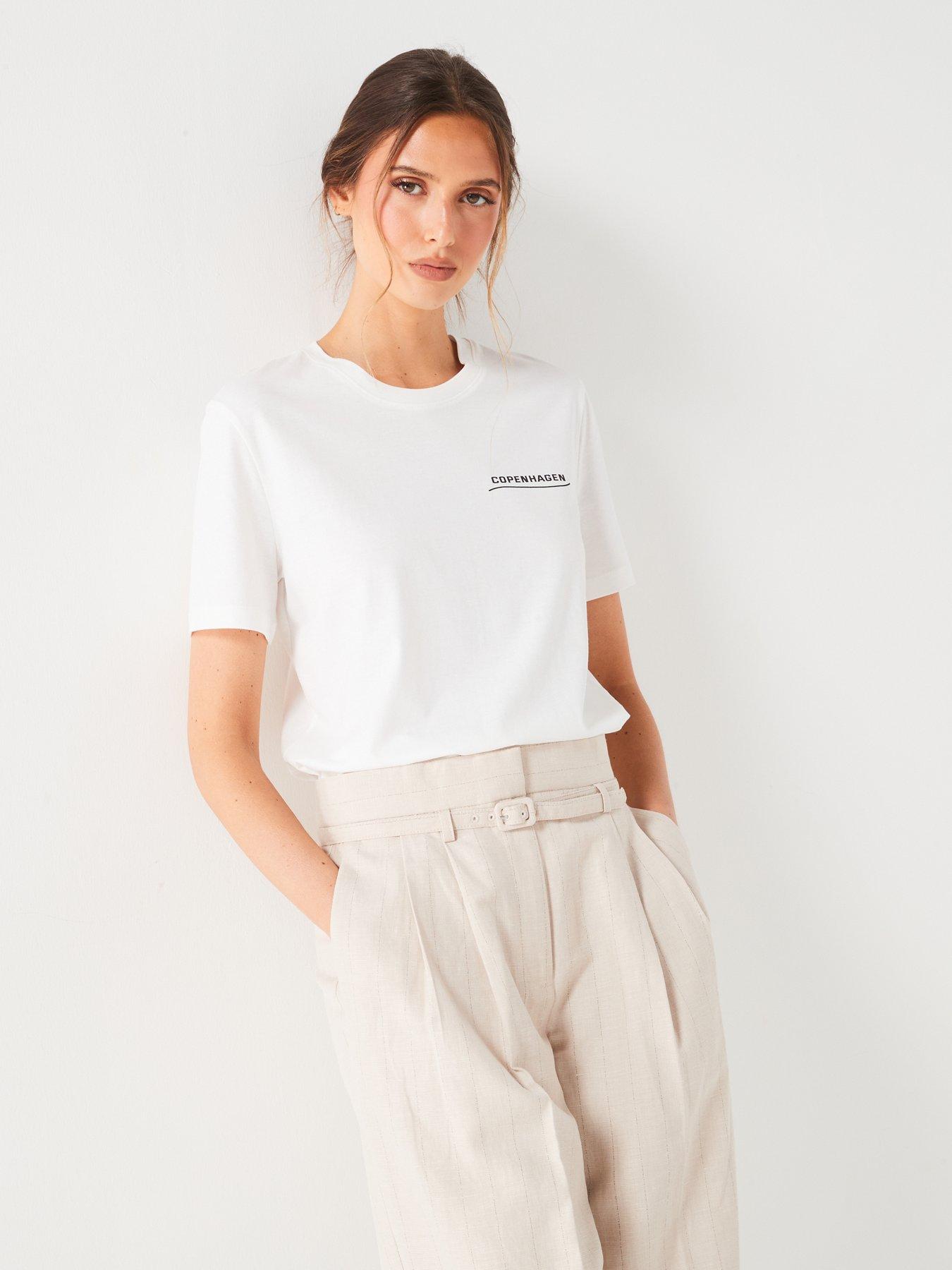 Image 5 of 6 of Everyday Copenhagen Graphic T-Shirt - White