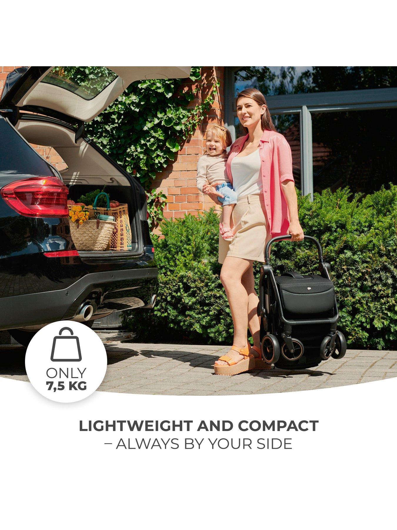 Image 4 of 8 of Kinderkraft Apino Compact Stroller - Raven Black