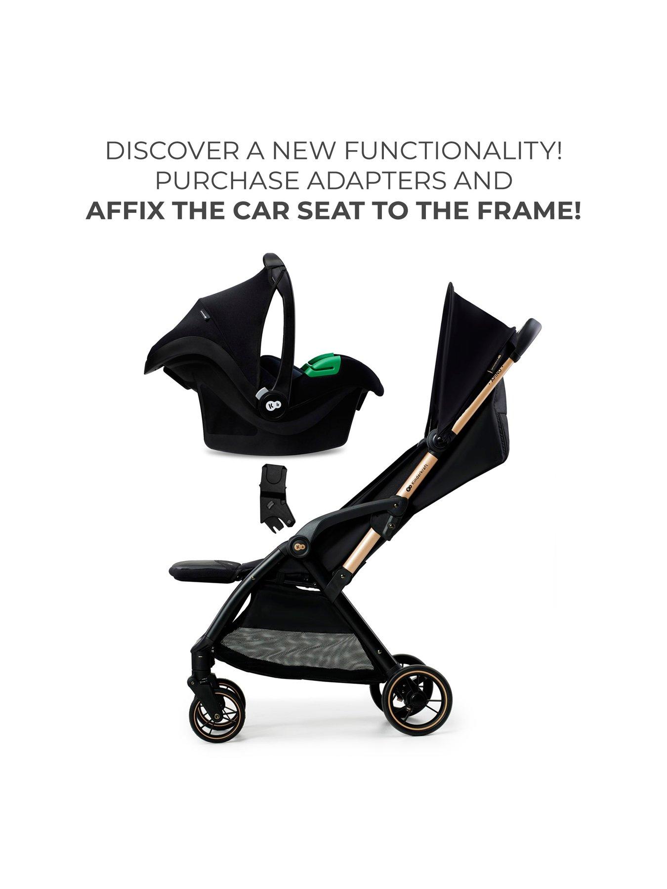 Kinderkraft Apino Compact Stroller Raven Black Very