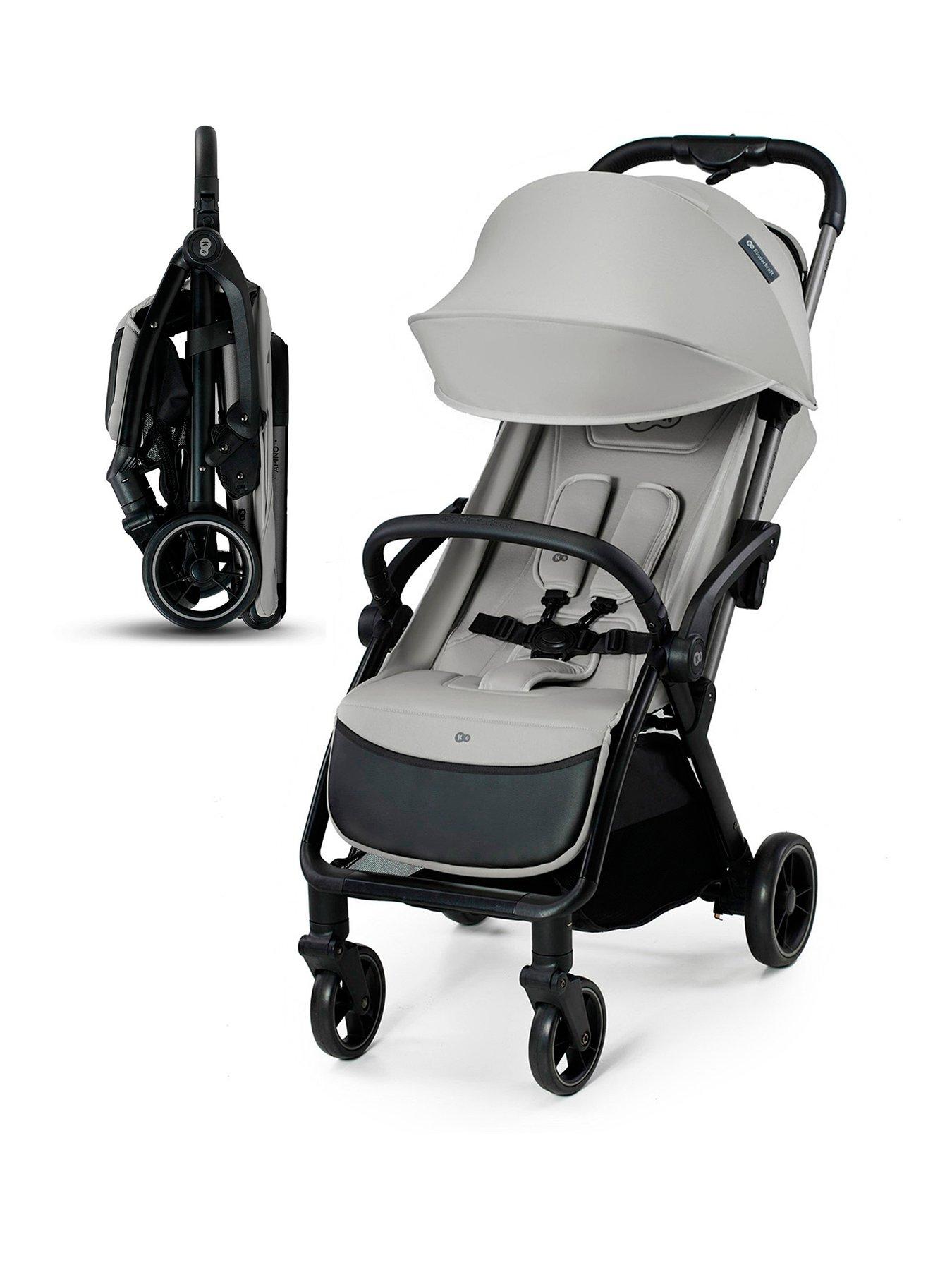Image 1 of 7 of Kinderkraft Apino Compact Stroller - Dove Grey