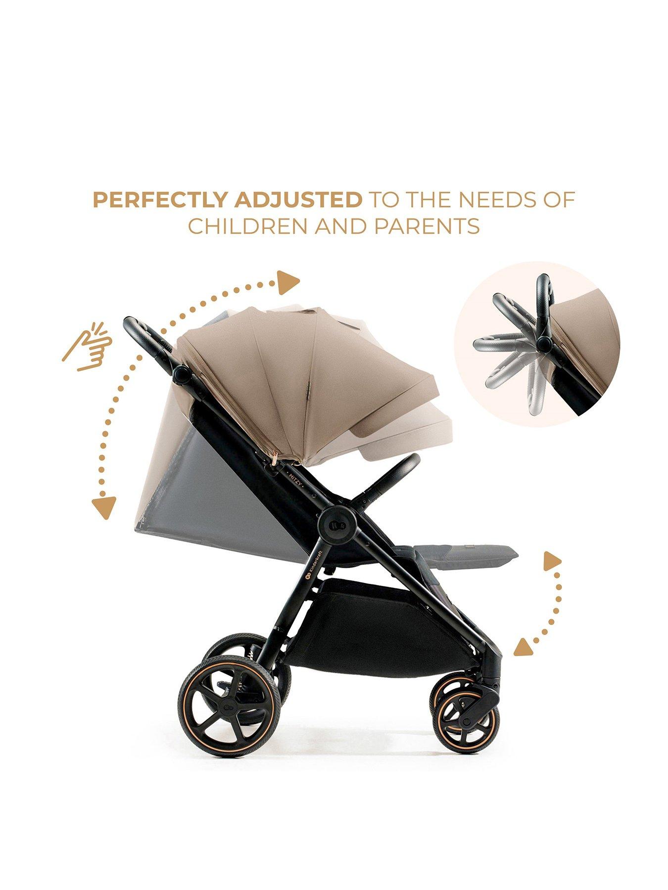 Image 3 of 8 of Kinderkraft Mitzy Stroller - Linen Beige