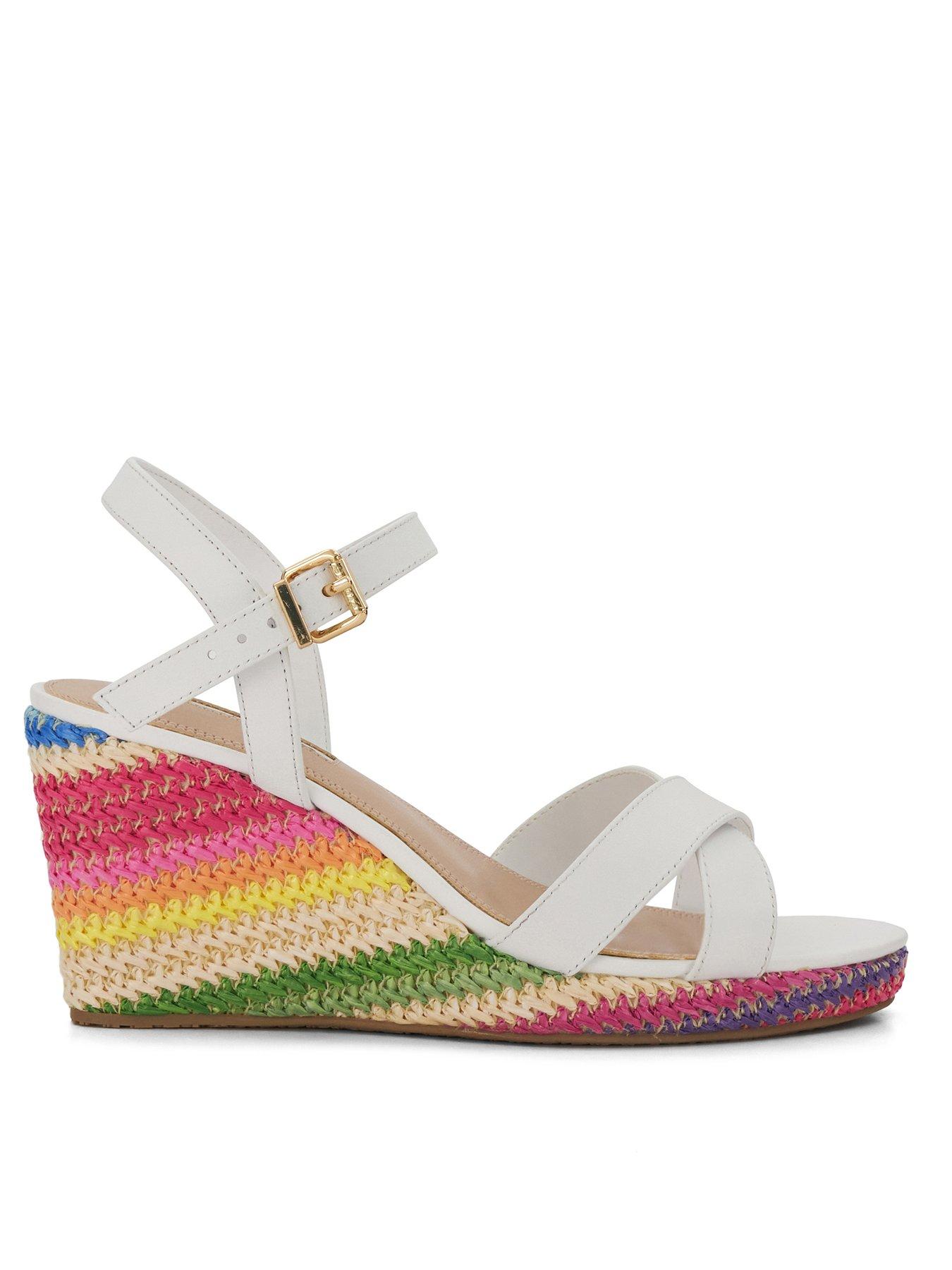 Dune London Kyrin Off White Wedge Sandal | Very.co.uk