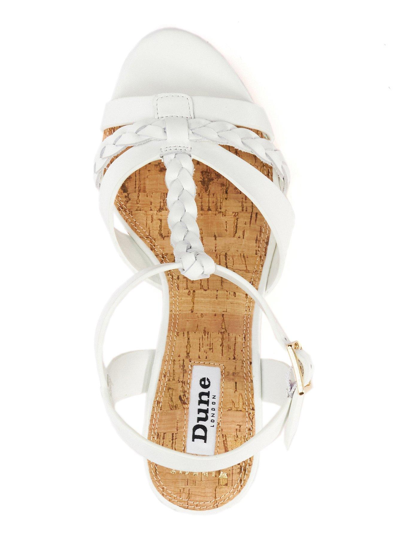 White wedges dune sales