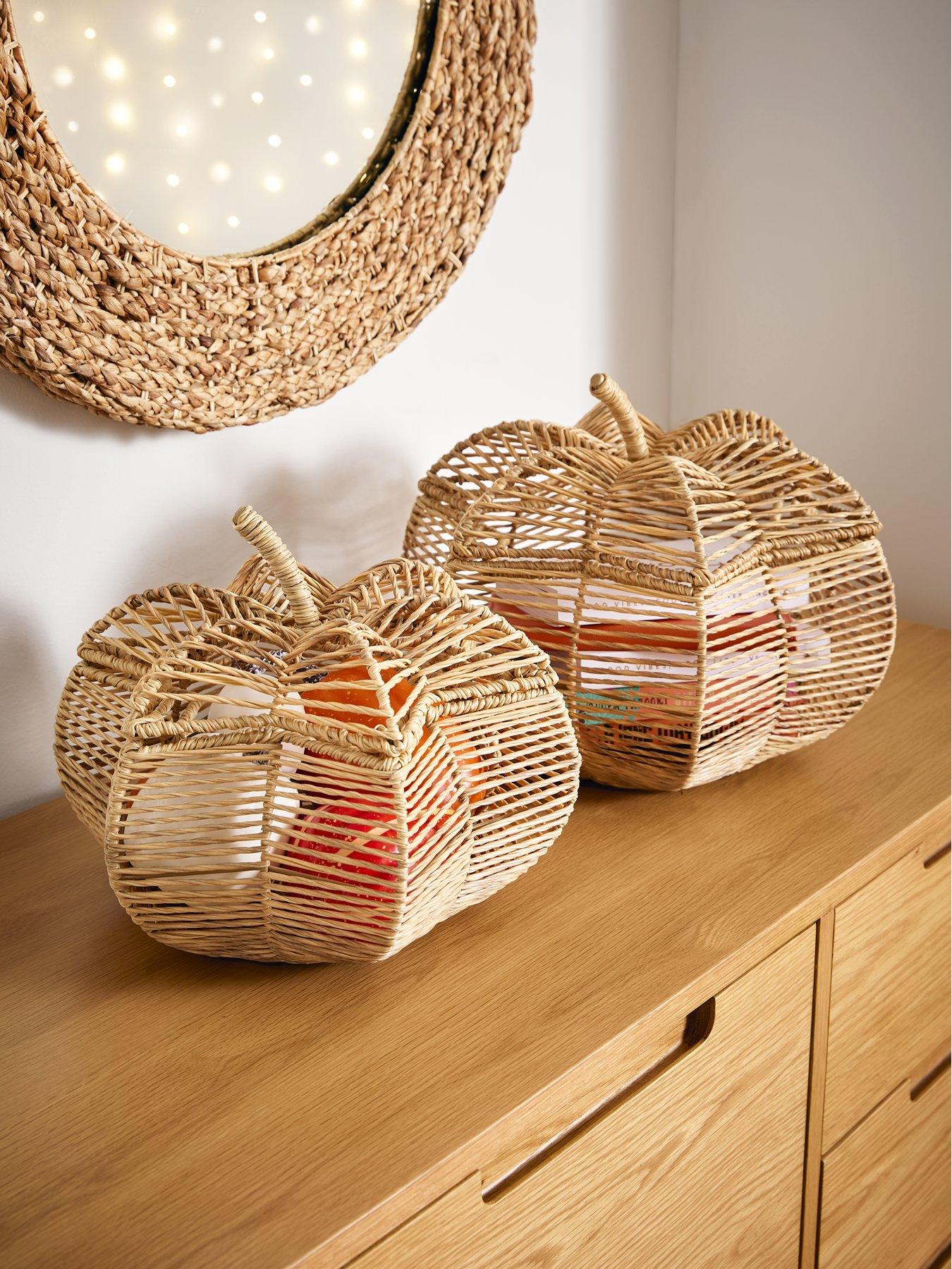 Very Home Set Of 2 Pumpkin Storage