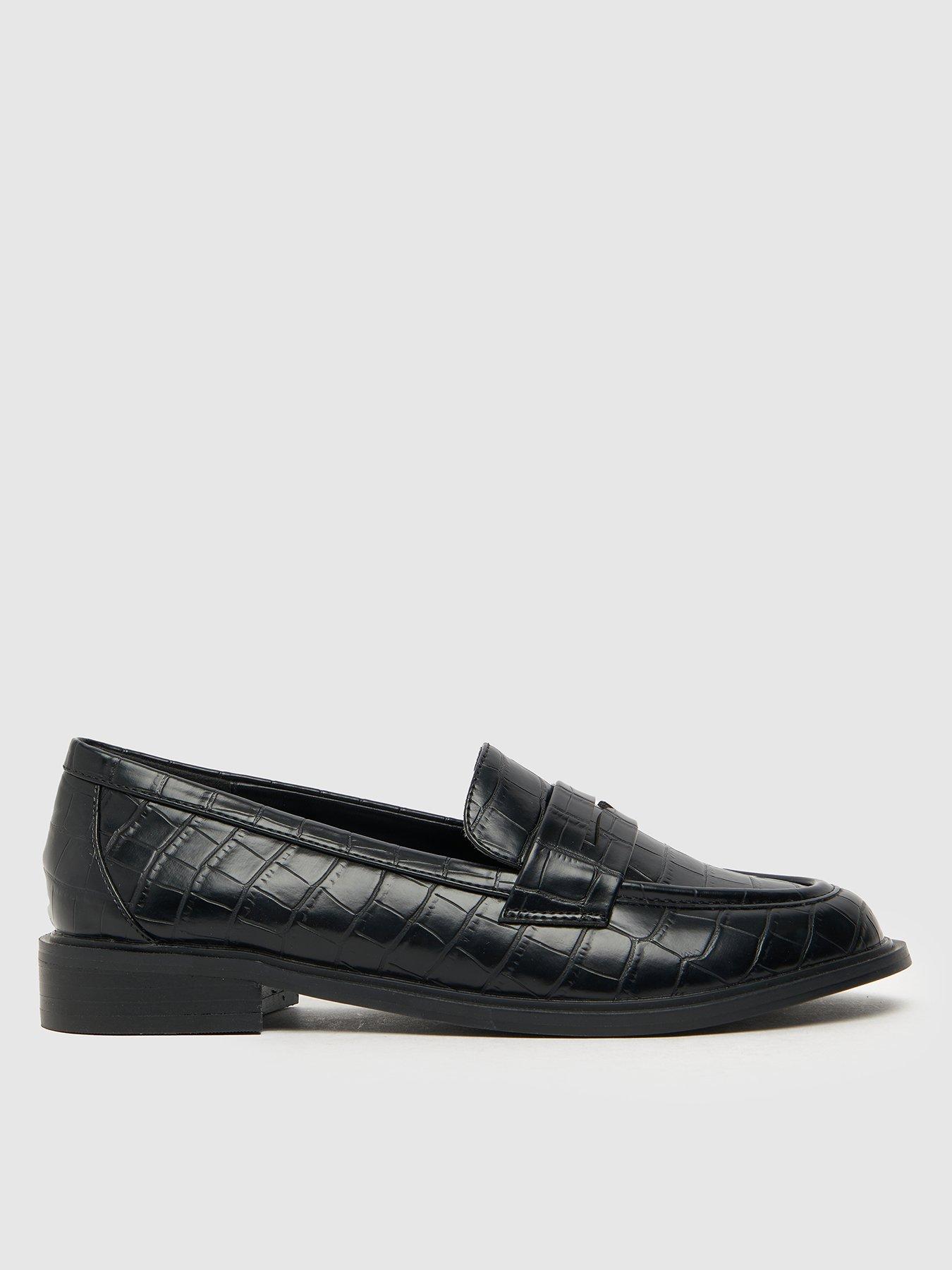 Mock croc hot sale loafers