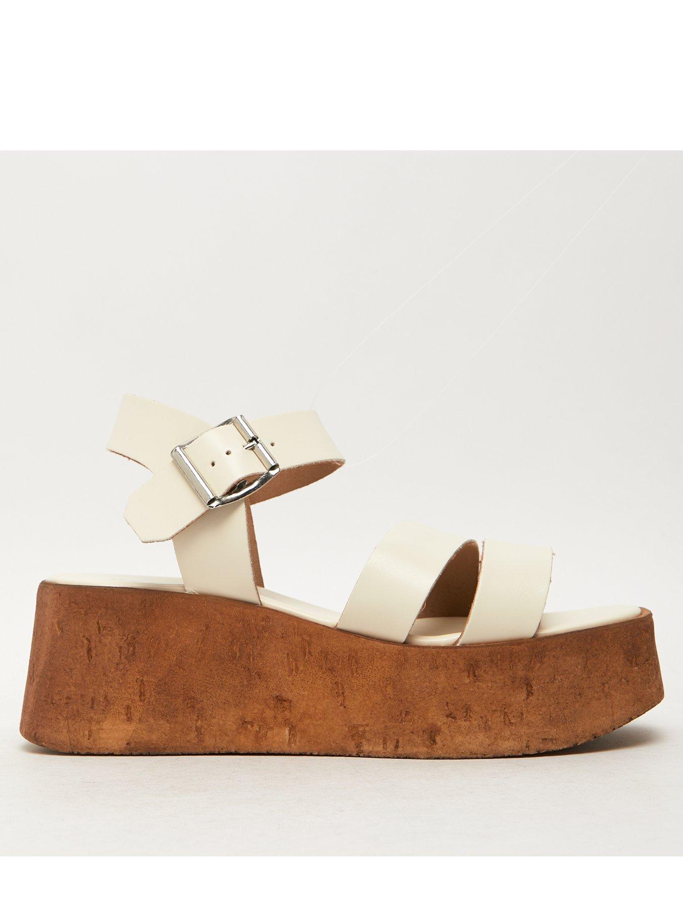 Cork wedge 2024 flip flops