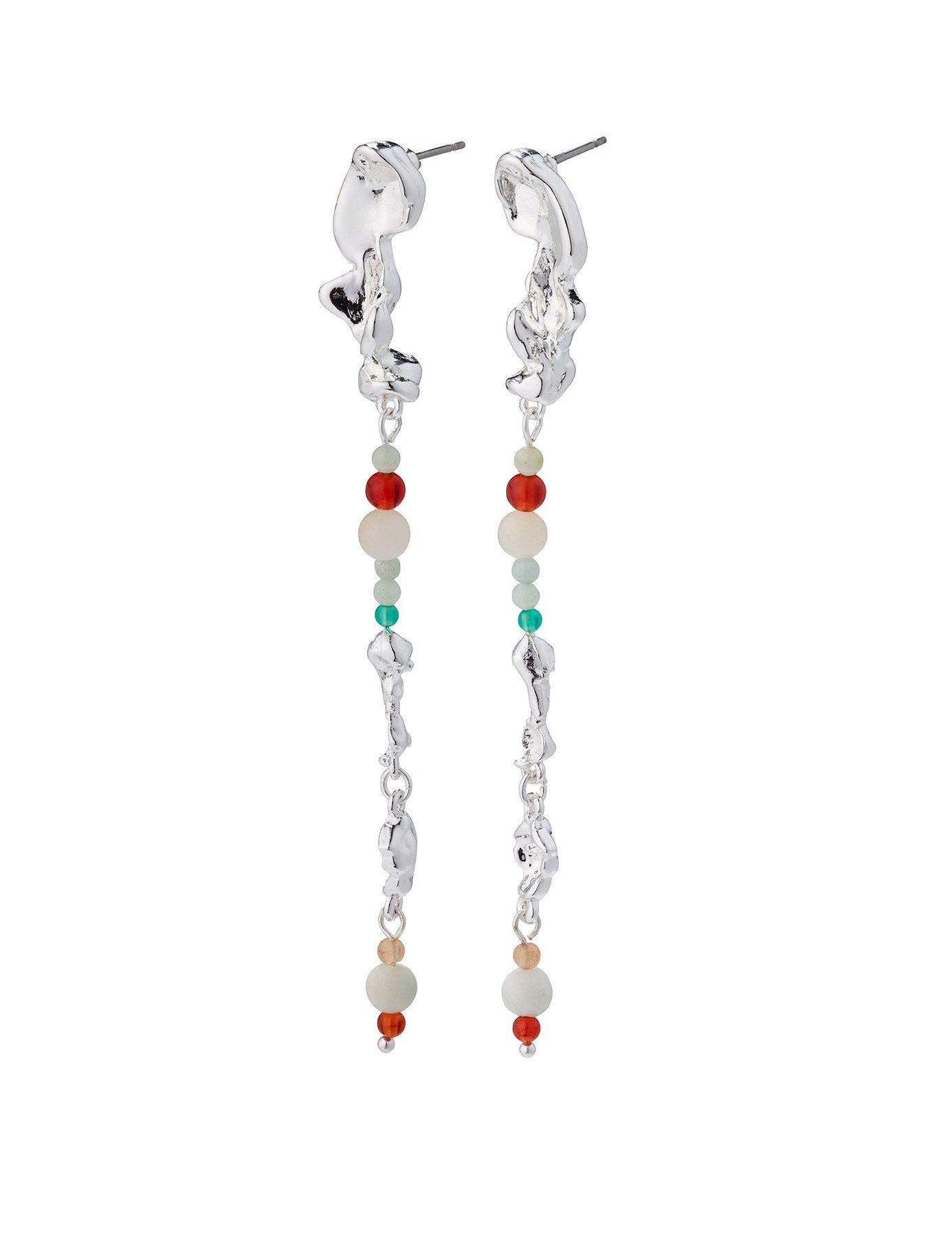 Pilgrim NIYA earrings multi-coloured/silver-plated