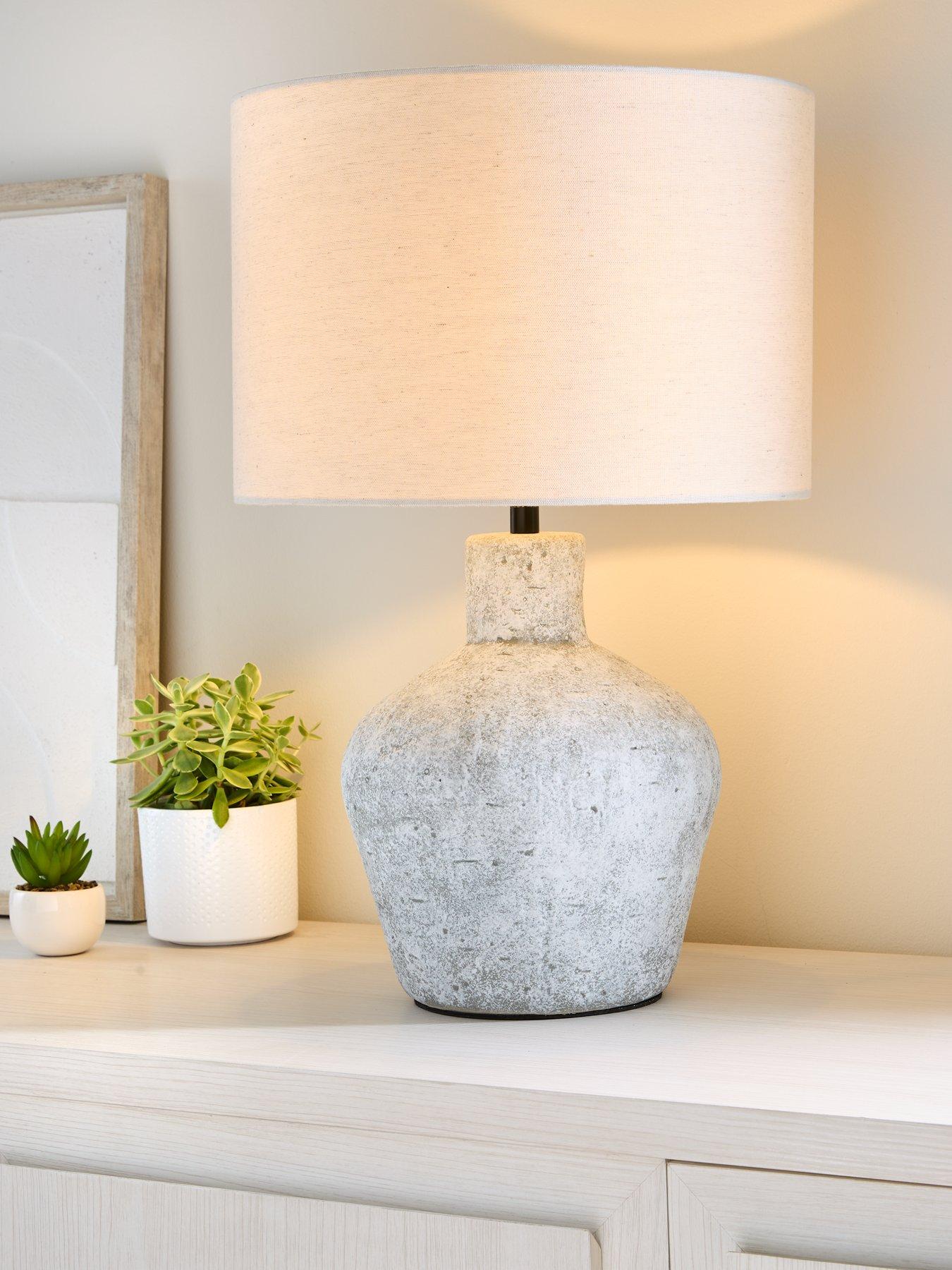 Product photograph of Very Home Circle Urn Table Lamp from very.co.uk