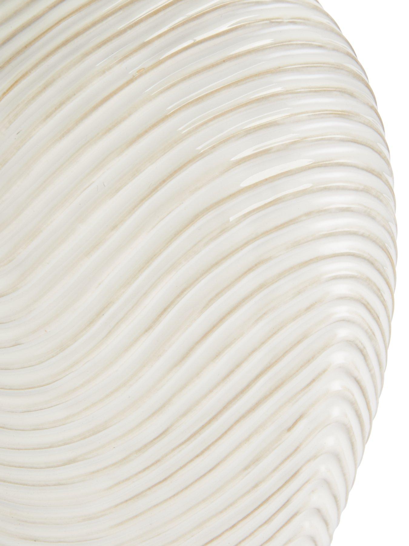 Image 5 of 5 of Very Home Wave Ceramic Table Lamp