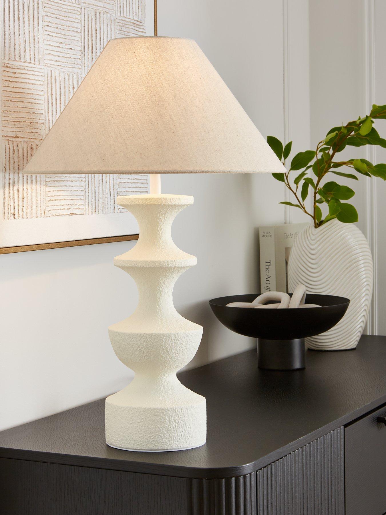 Product photograph of Very Home Totem Layered Table Lamp from very.co.uk