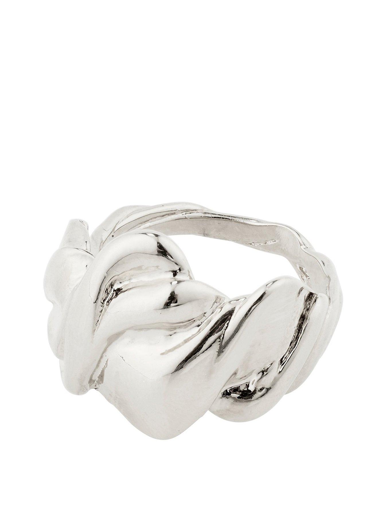 Product photograph of Pilgrim Ofira Ring Silver-plated from very.co.uk