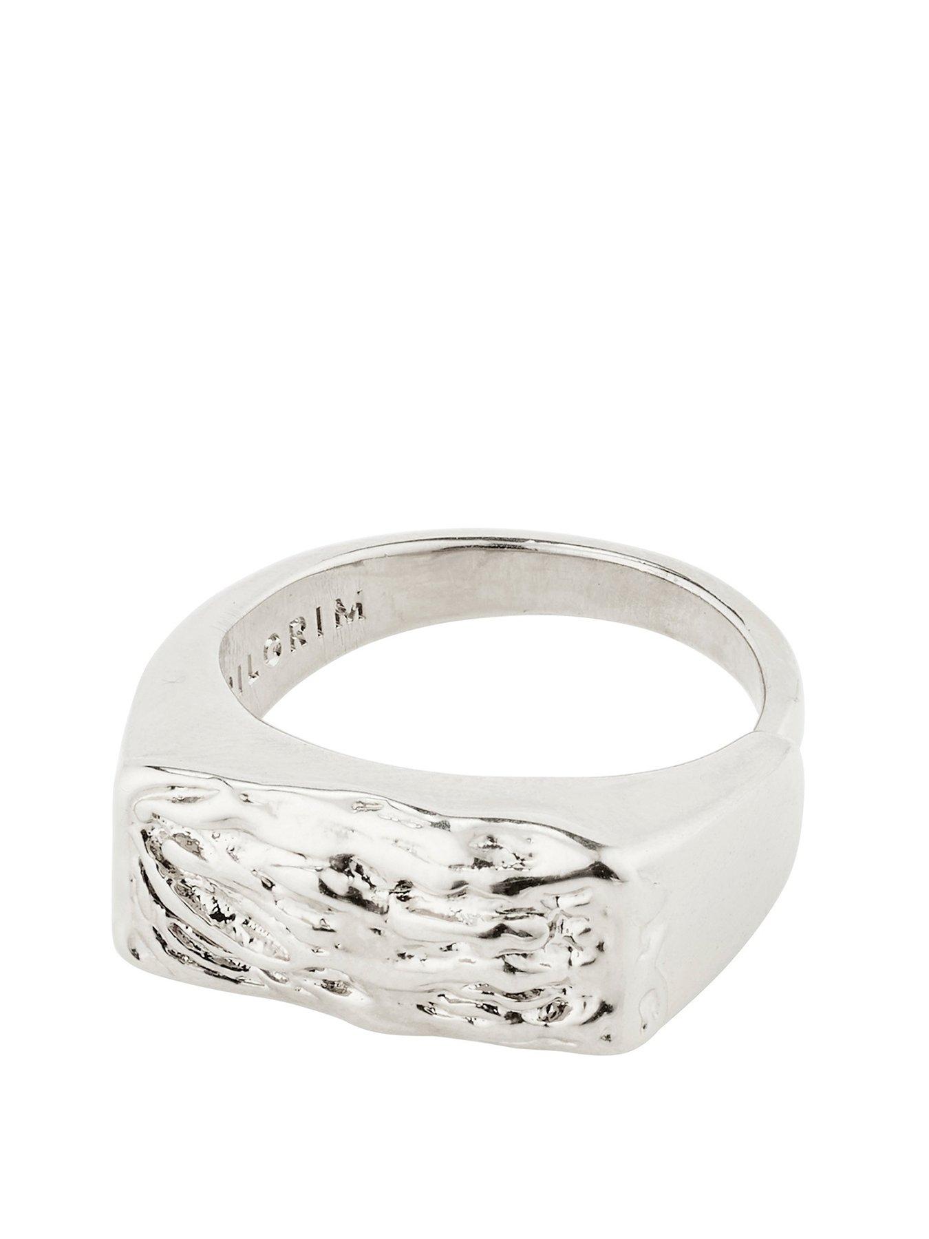 undefined STAR Ring silver-plated