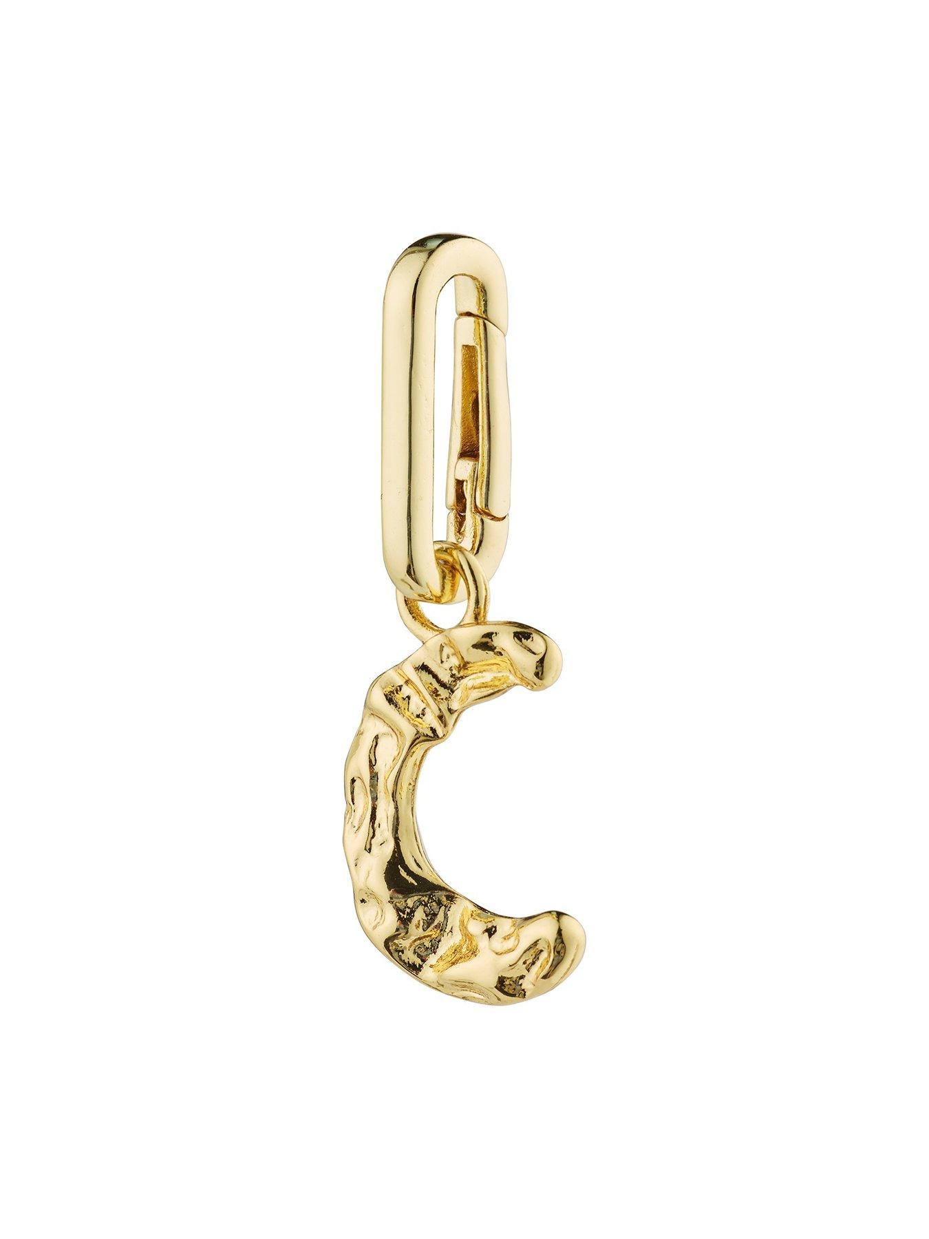 Image 4 of 7 of Pilgrim CHARM letter pendant , gold-plated