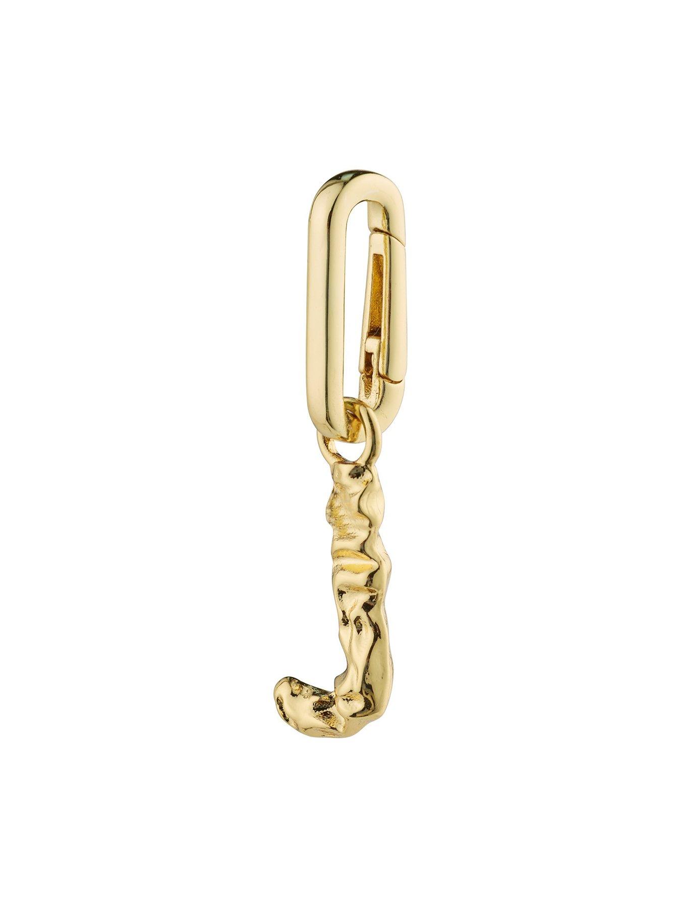 Image 6 of 7 of Pilgrim CHARM letter pendant , gold-plated