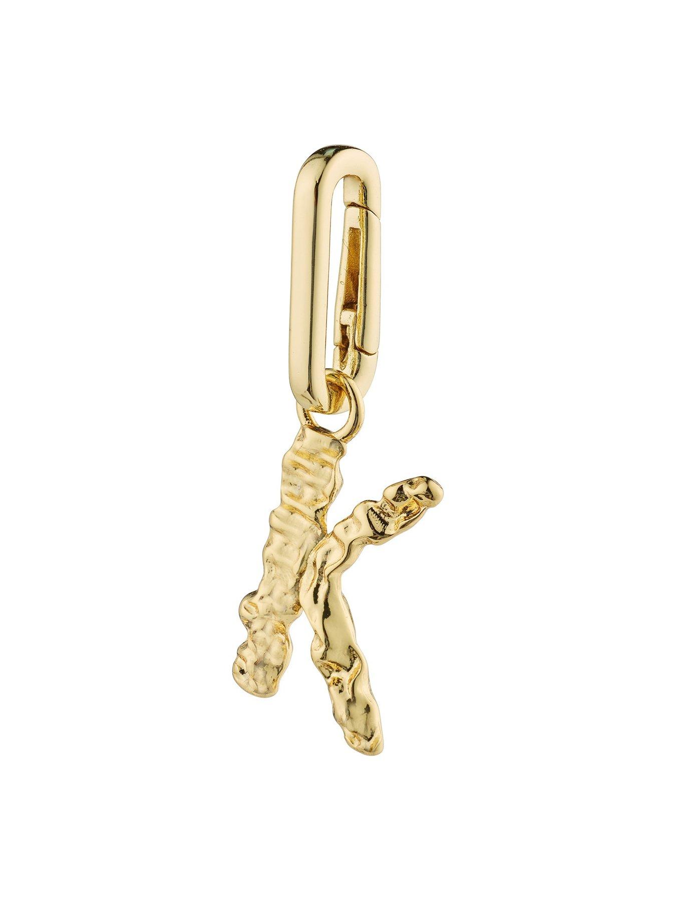Image 7 of 7 of Pilgrim CHARM letter pendant , gold-plated