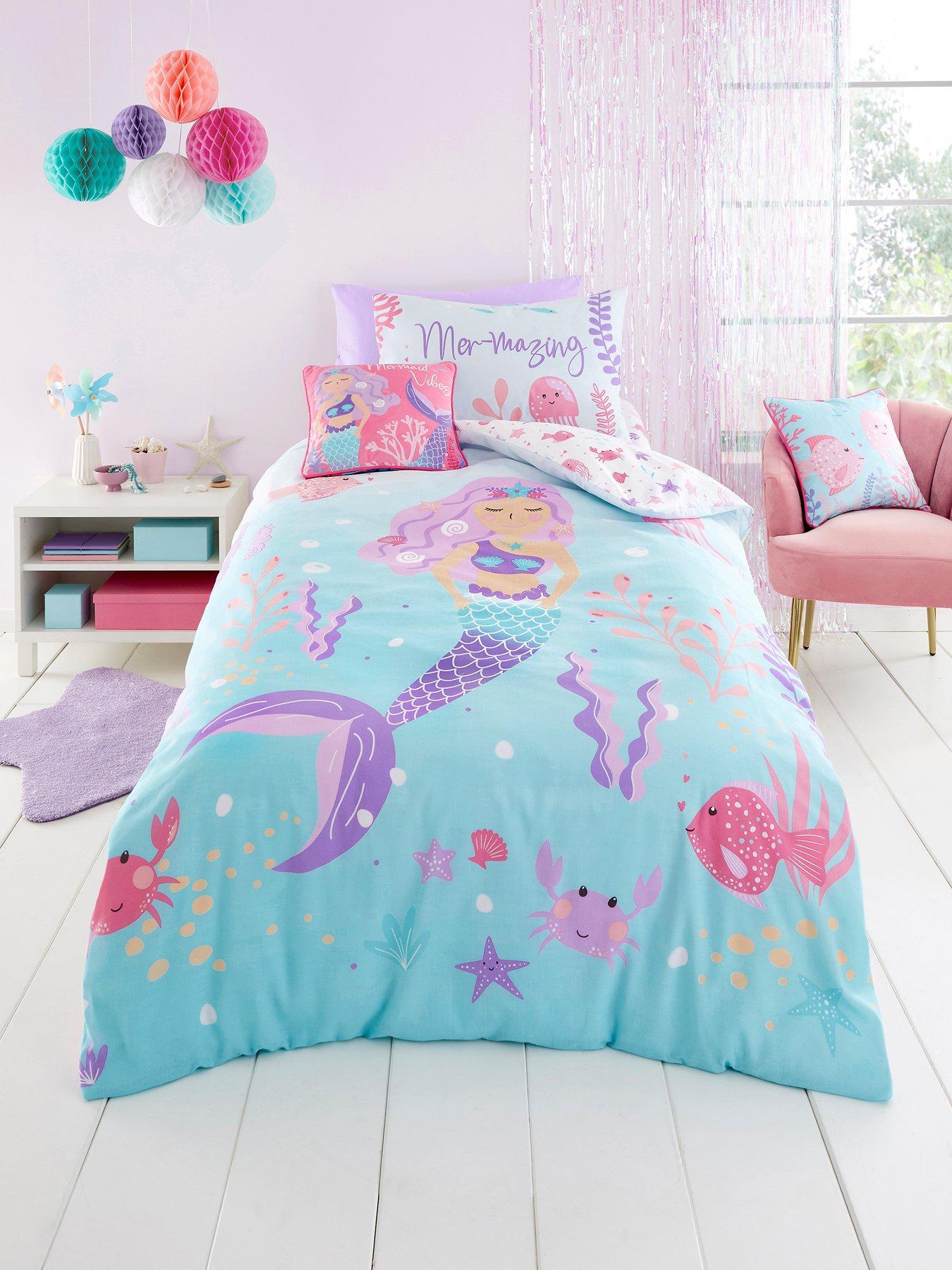 undefined Mermaid Vibes Duvet Cover Set - Multi