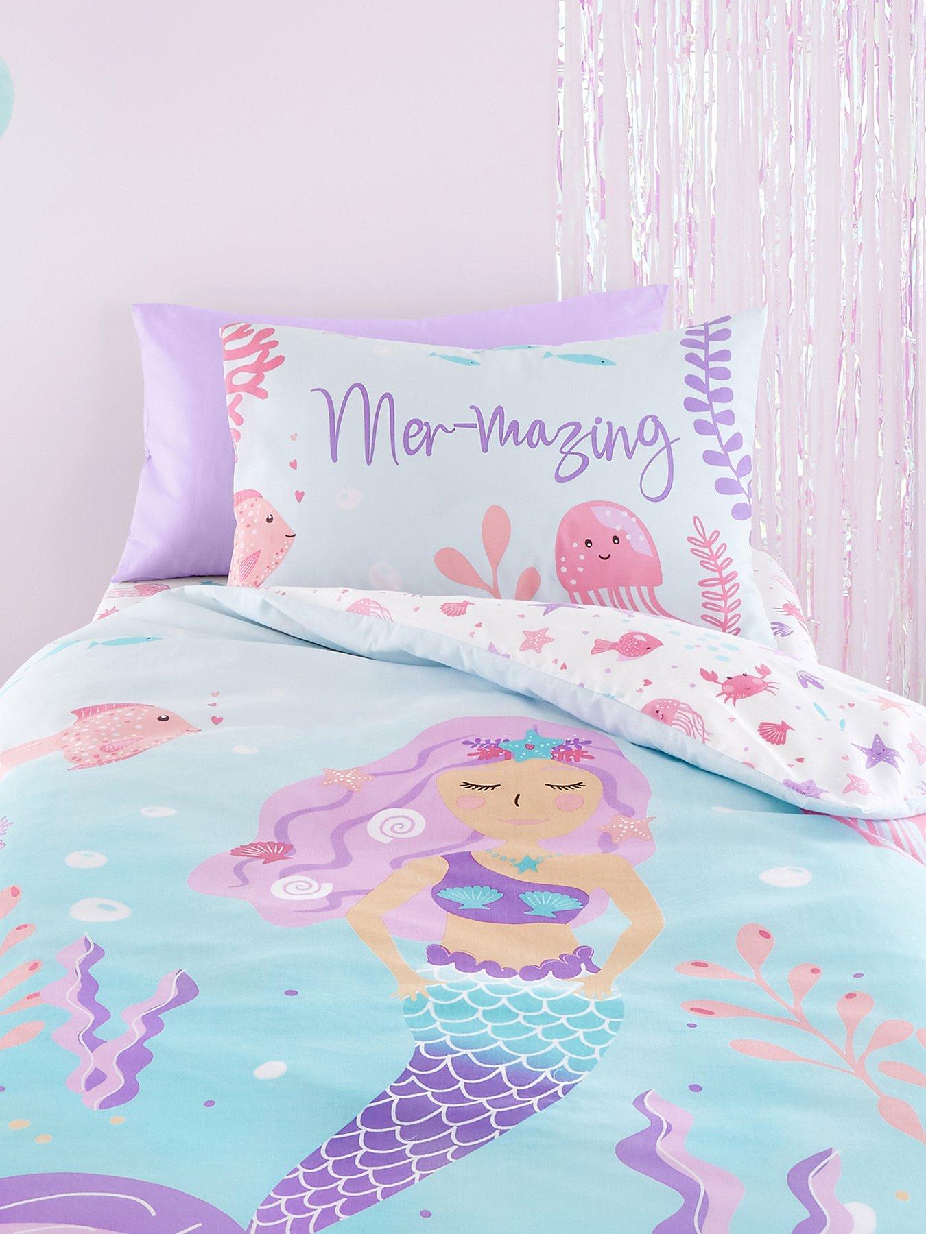 Image 3 of 4 of Bedlam Mermaid Vibes Duvet Cover Set - Multi
