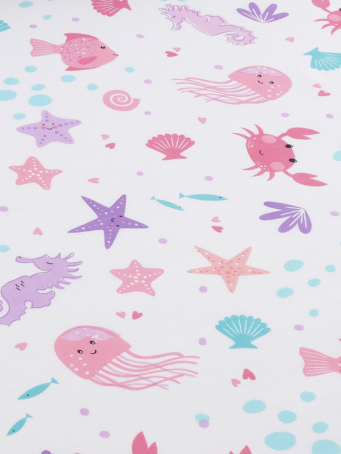 Image 4 of 4 of Bedlam Mermaid Vibes Duvet Cover Set - Multi