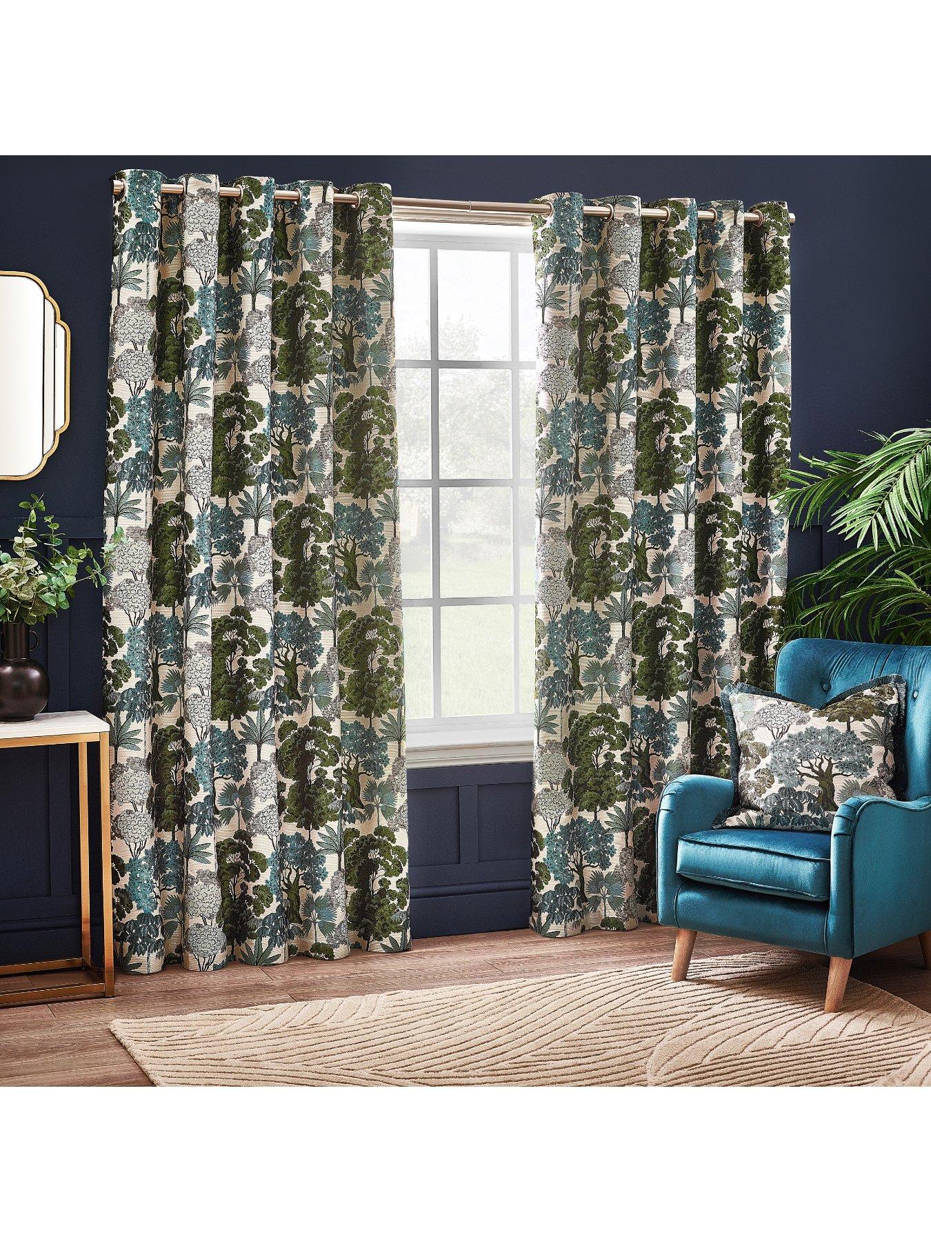 Image 2 of 7 of Furn Woodland Eyelet Curtains