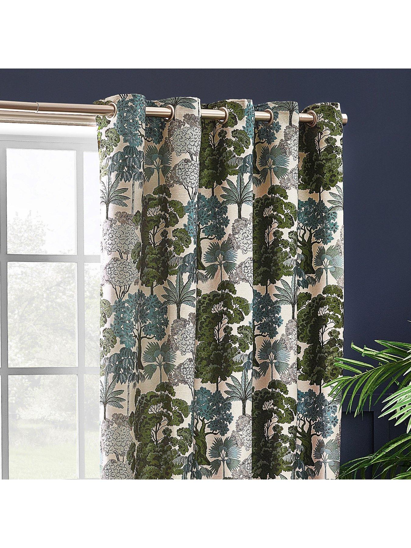 Image 4 of 7 of Furn Woodland Eyelet Curtains