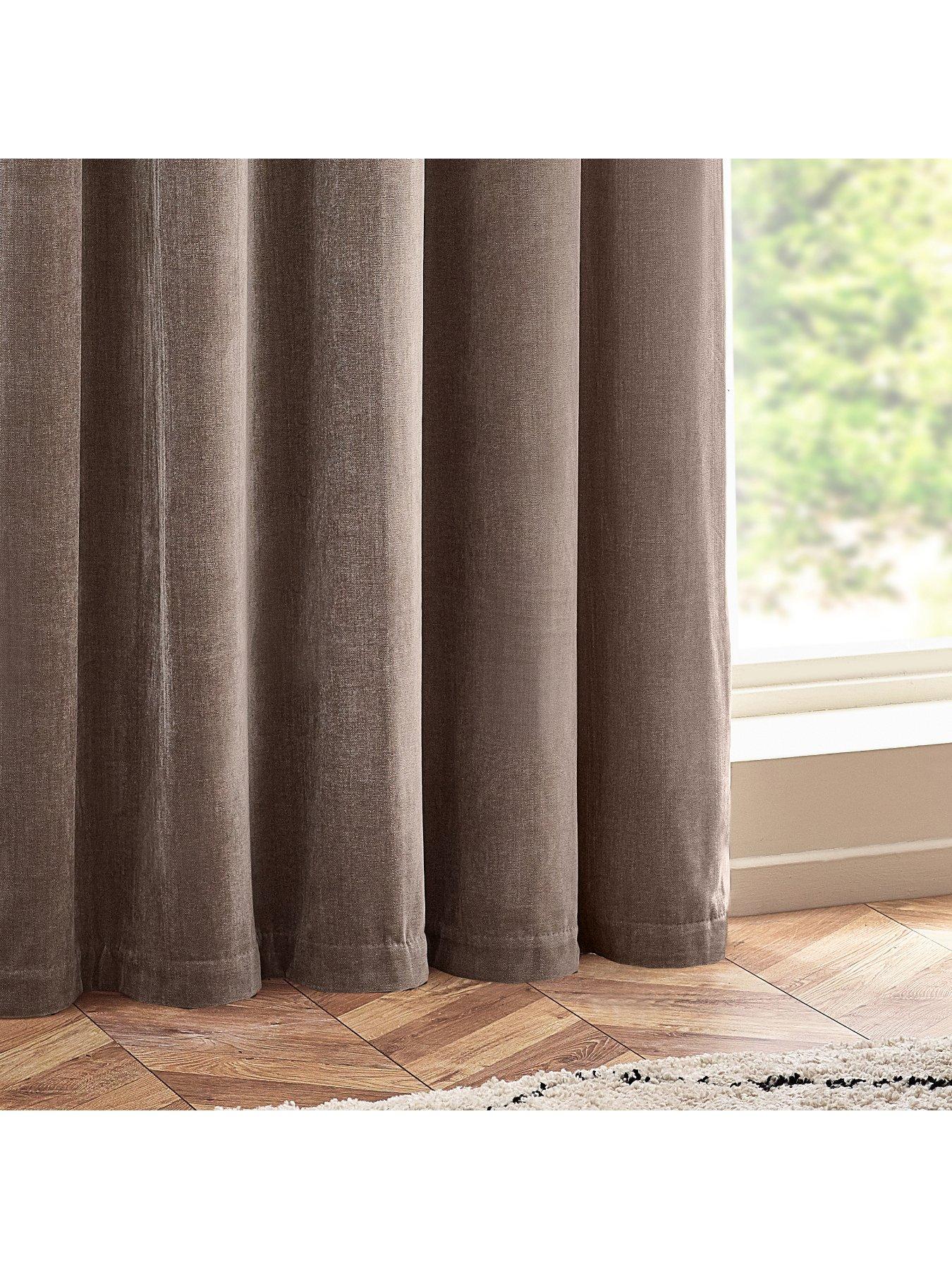 Image 4 of 5 of Yard Heavyweight Chenille Eyelet Curtains